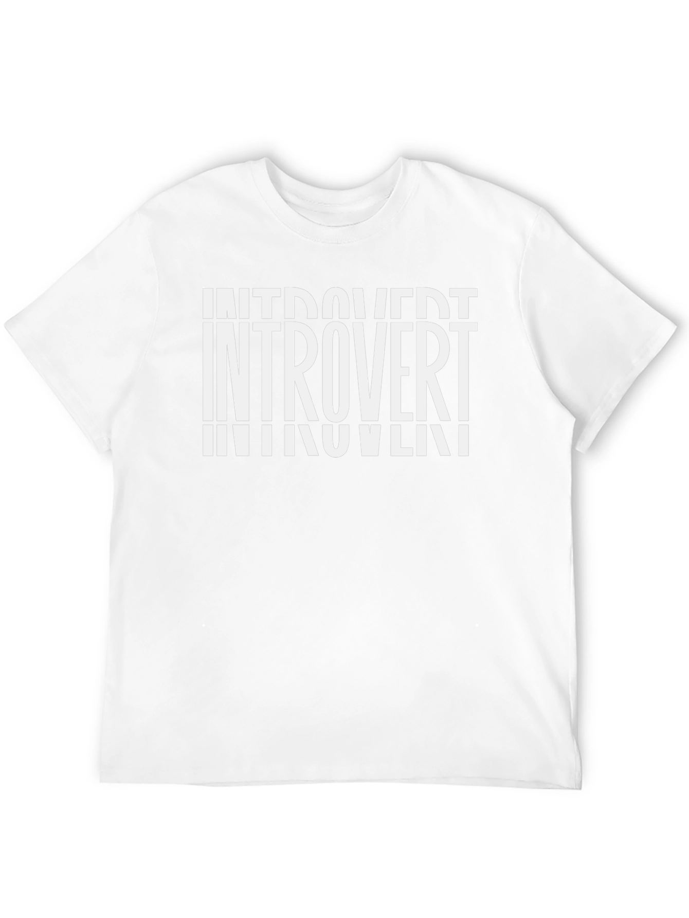 Introvert Graphic Tee - Soft Cotton Black T-Shirt