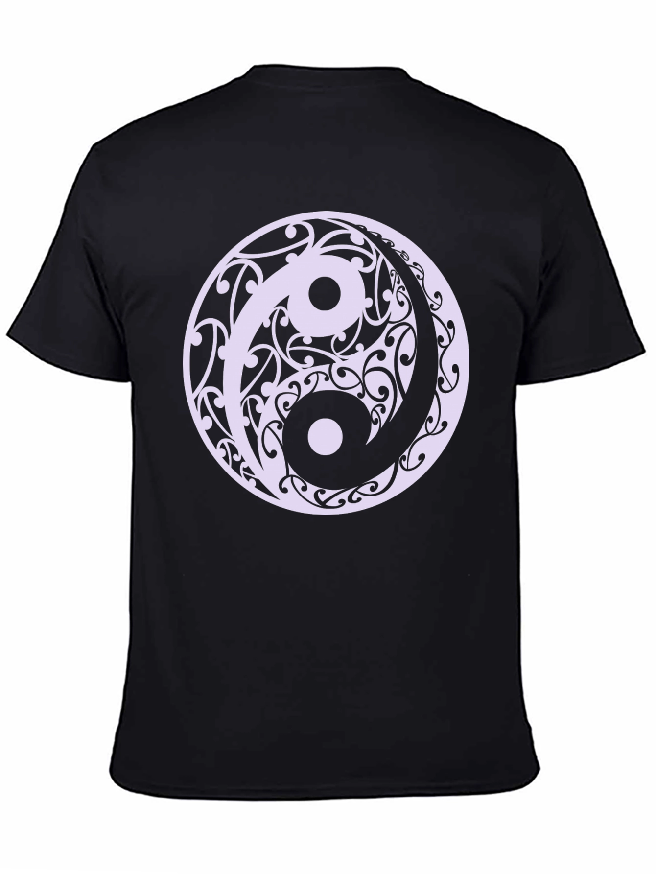 Yin Yang Swirl Black Tee