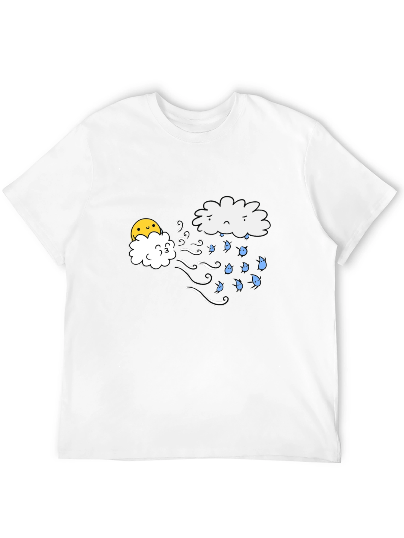Funny Weather T-Shirt - Sunny Wind Blows Rain