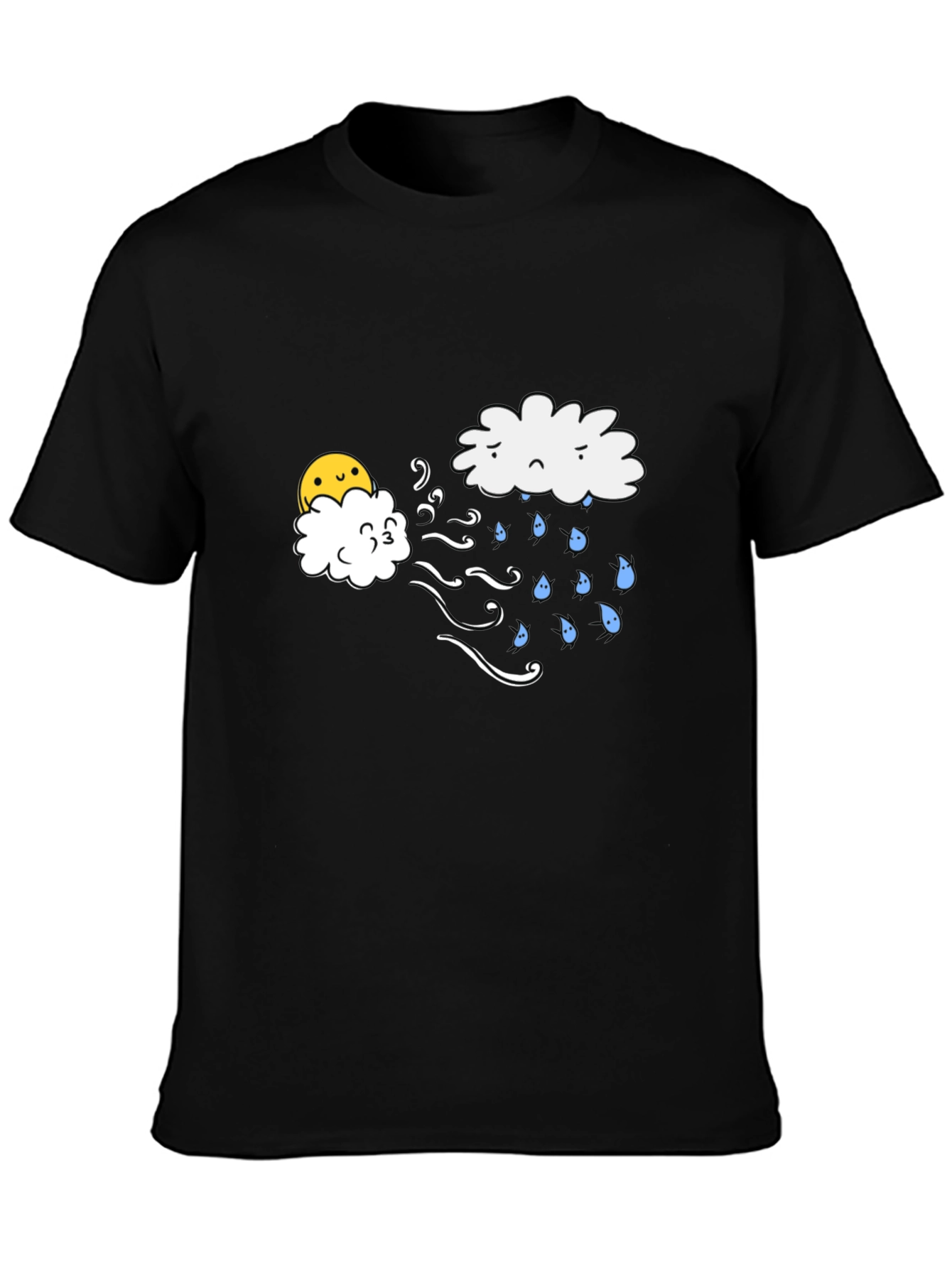 Funny Weather T-Shirt - Sunny Wind Blows Rain