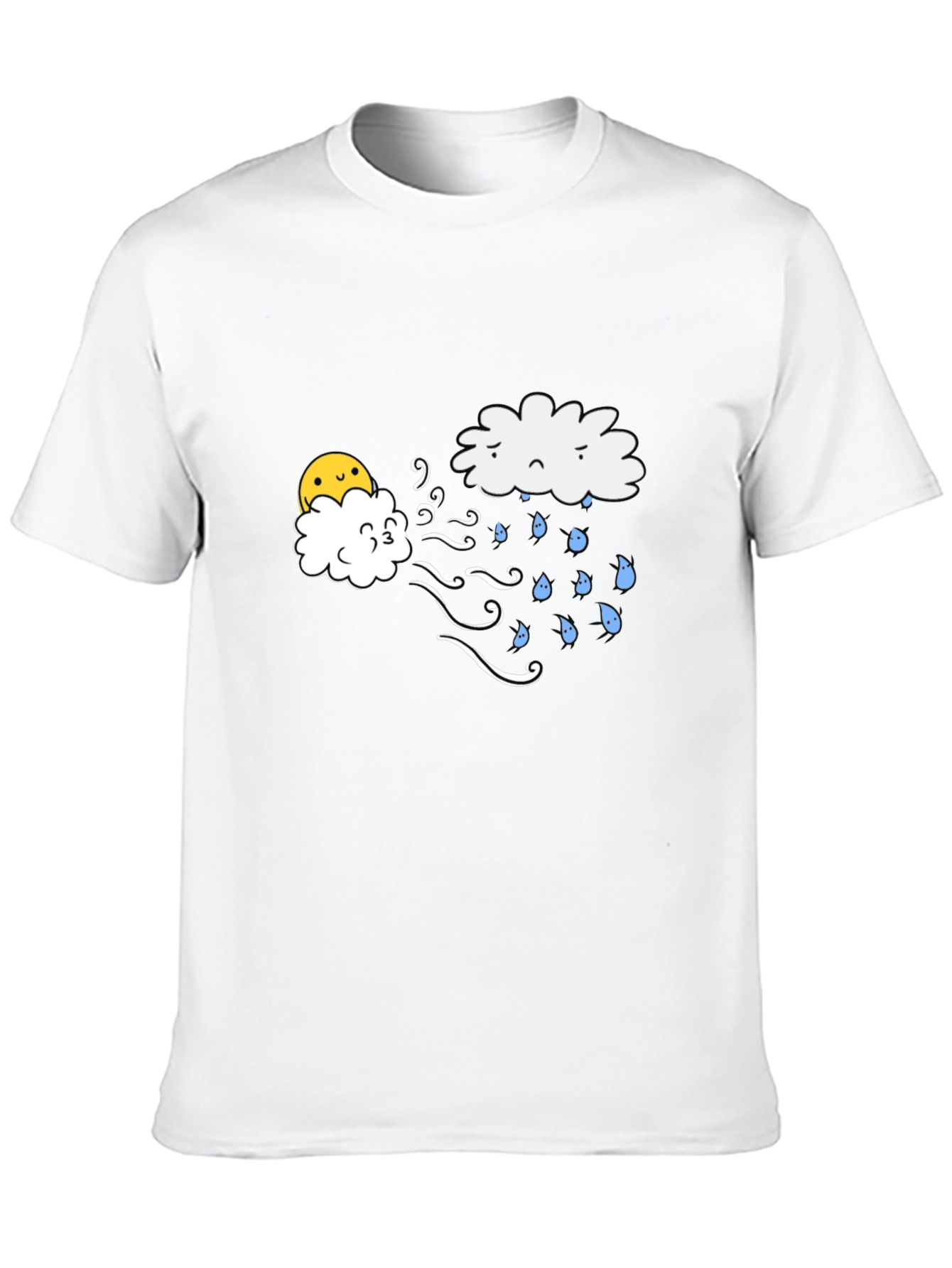 Funny Weather T-Shirt - Sunny Wind Blows Rain