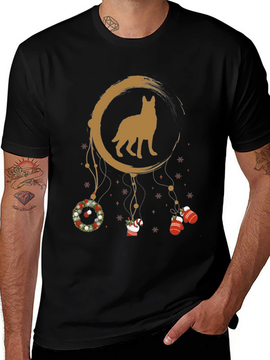Dog Dreamcatcher Christmas T-Shirt