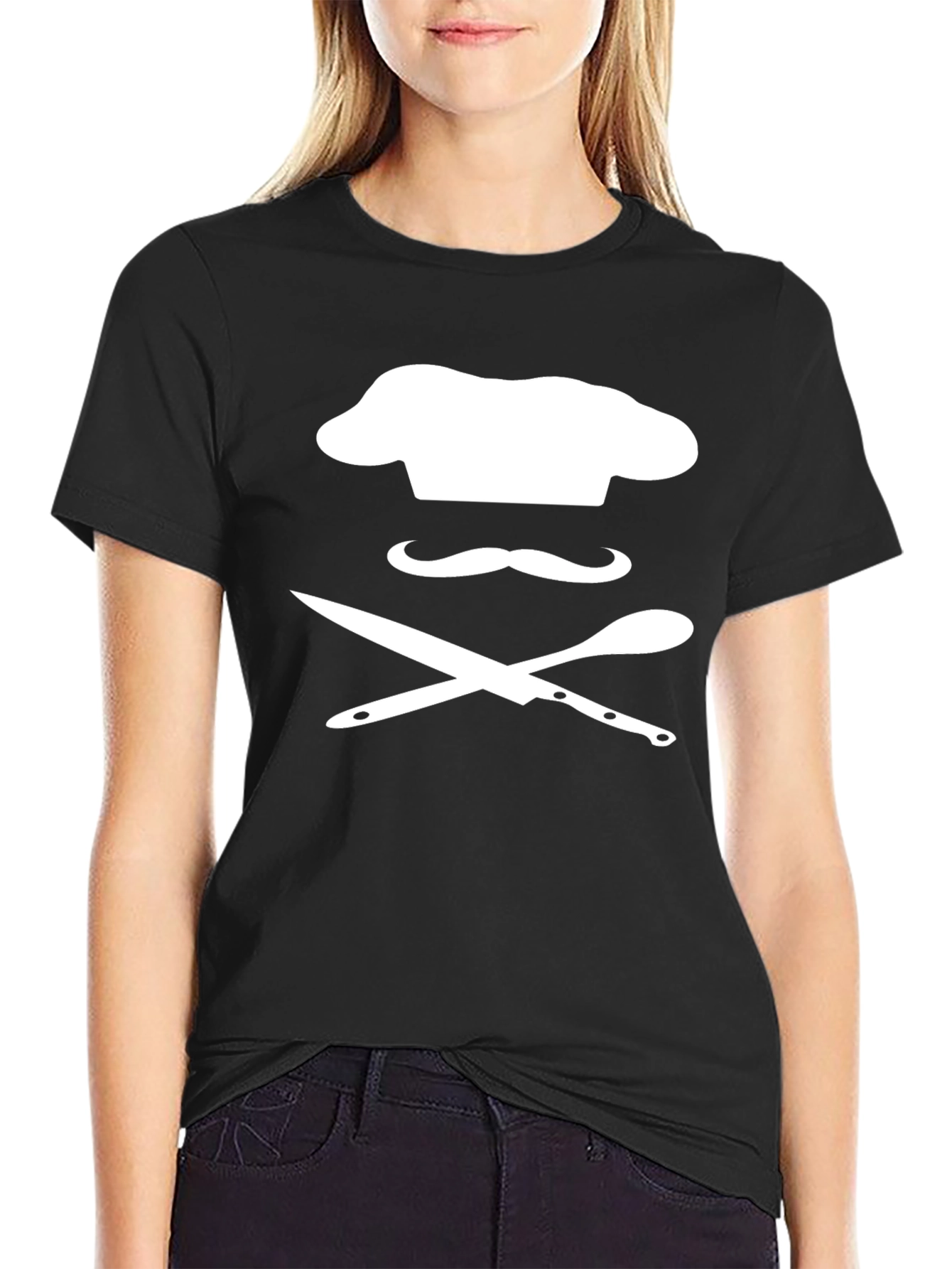 Chef Skull Black T-Shirt
