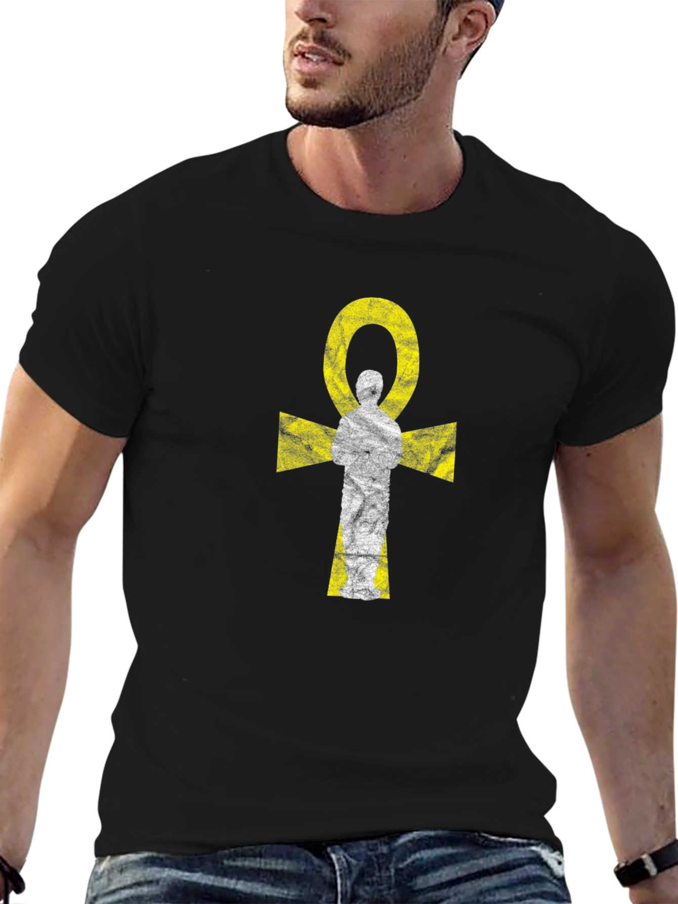 Ankh Symbol T-Shirt - Egyptian Cross of Life