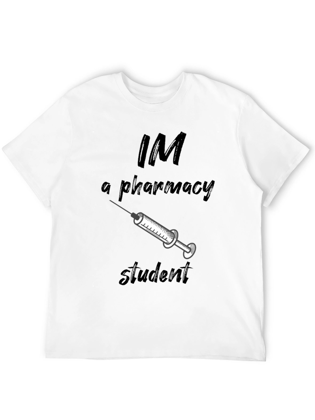 Pharmacy Student T-Shirt - Black Cotton Blend