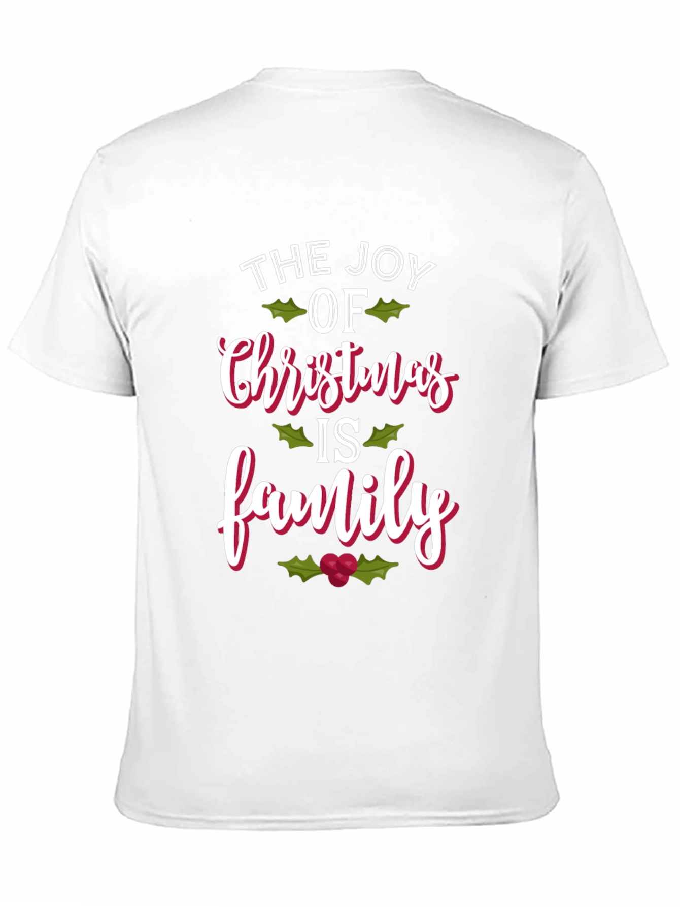 Joy of Christmas Family Holiday T-Shirt