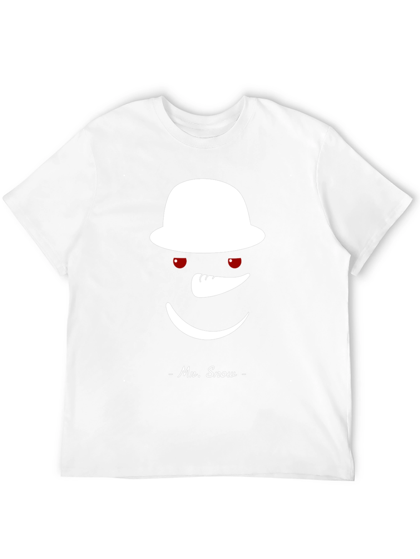 Mr. Snow Graphic T-Shirt - Black