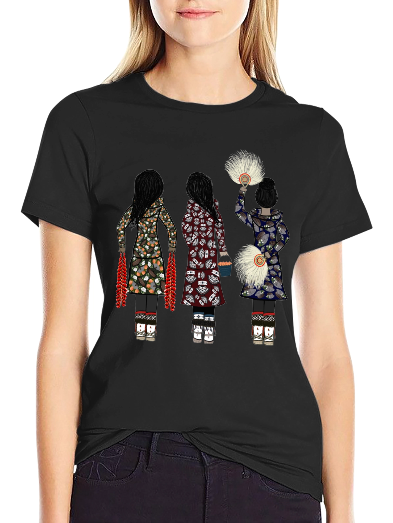 Native American Jingle Dress Dancers Graphic Tee