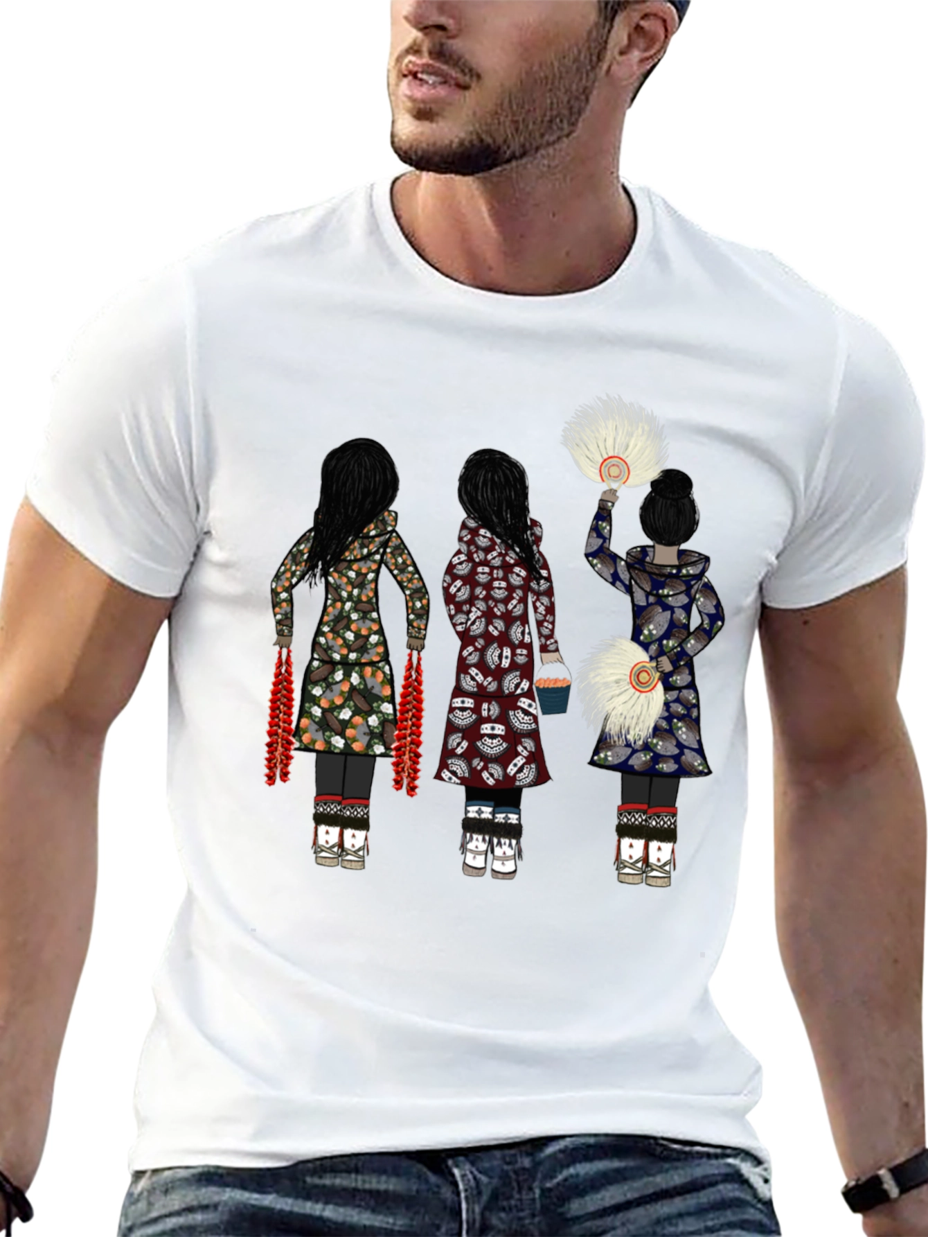 Native American Jingle Dress Dancers Graphic Tee