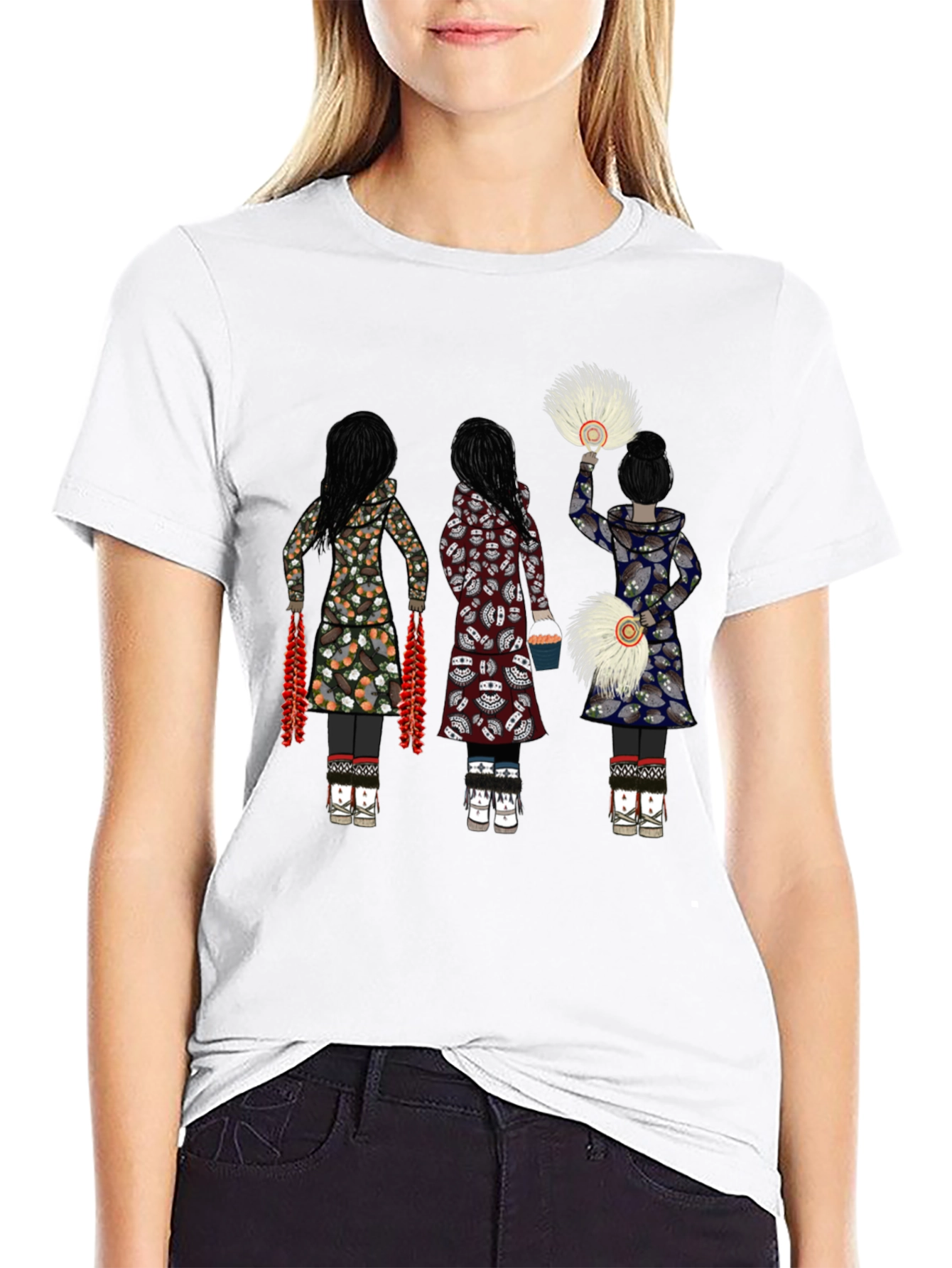 Native American Jingle Dress Dancers Graphic Tee