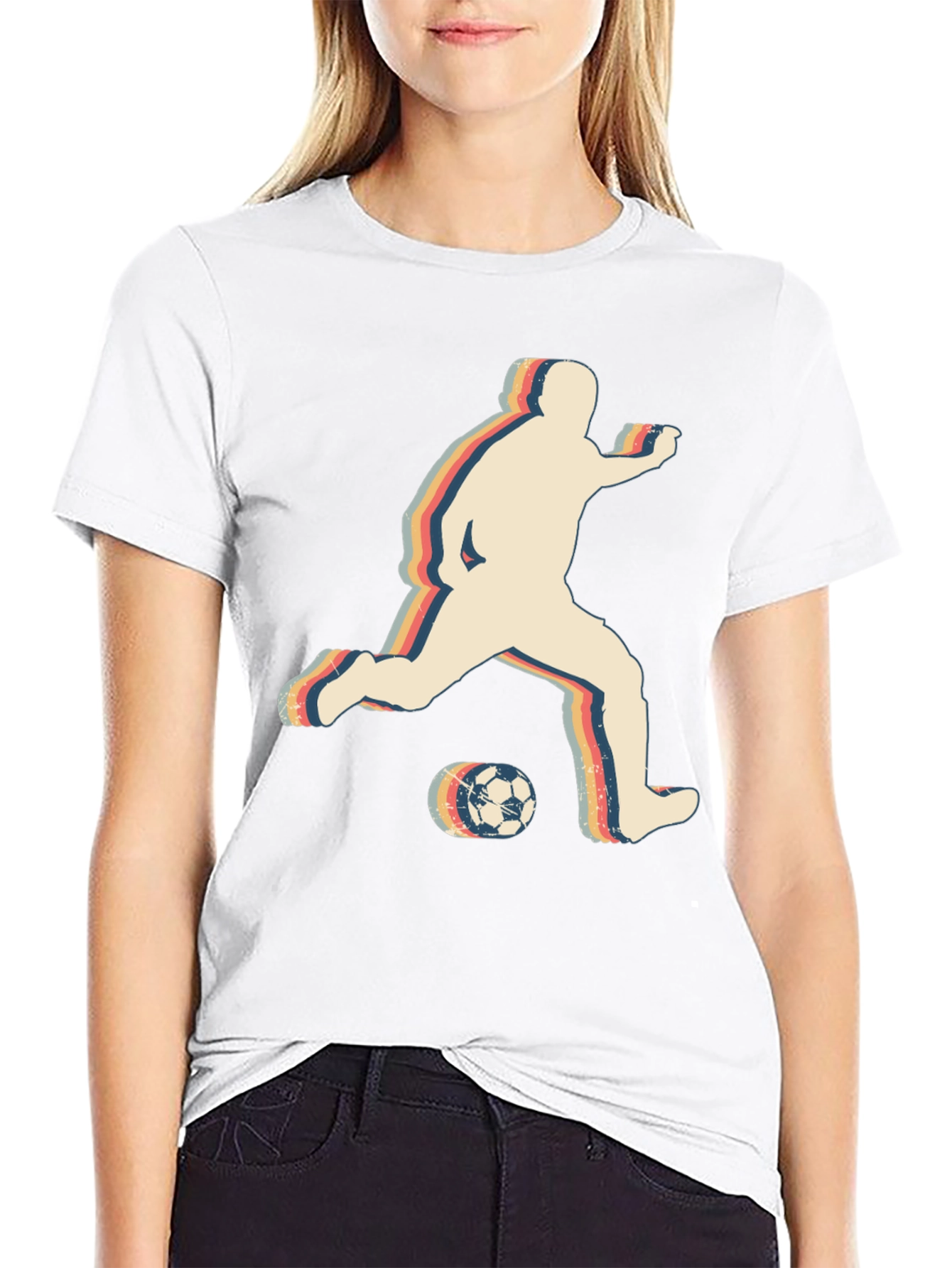 Retro Soccer Kick T-Shirt