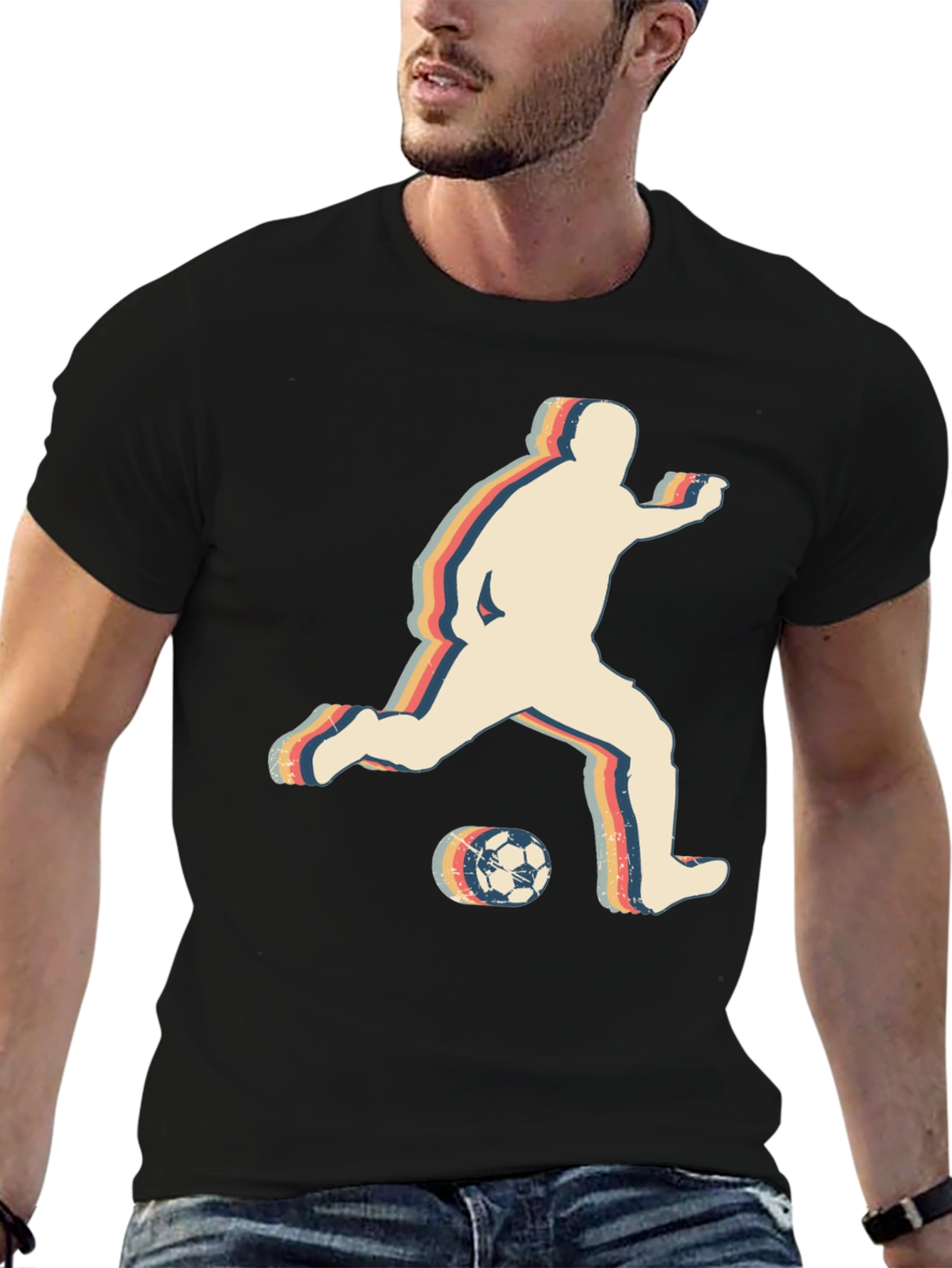 Retro Soccer Kick T-Shirt