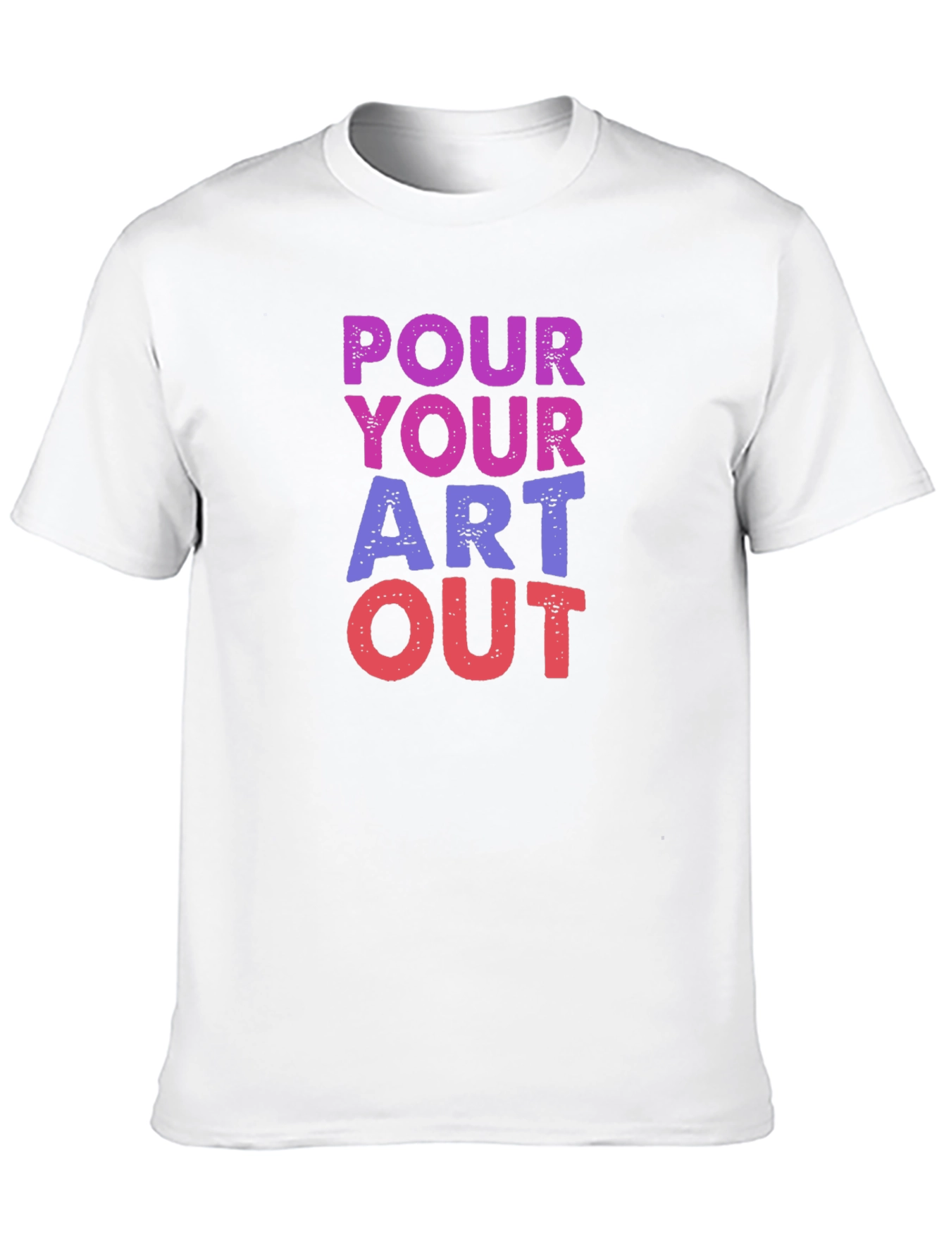 Pour Your Art Out Graphic Tee - Artsy T-Shirt