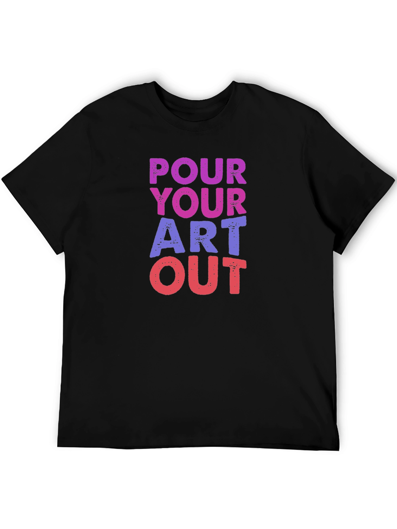 Pour Your Art Out Graphic Tee - Artsy T-Shirt
