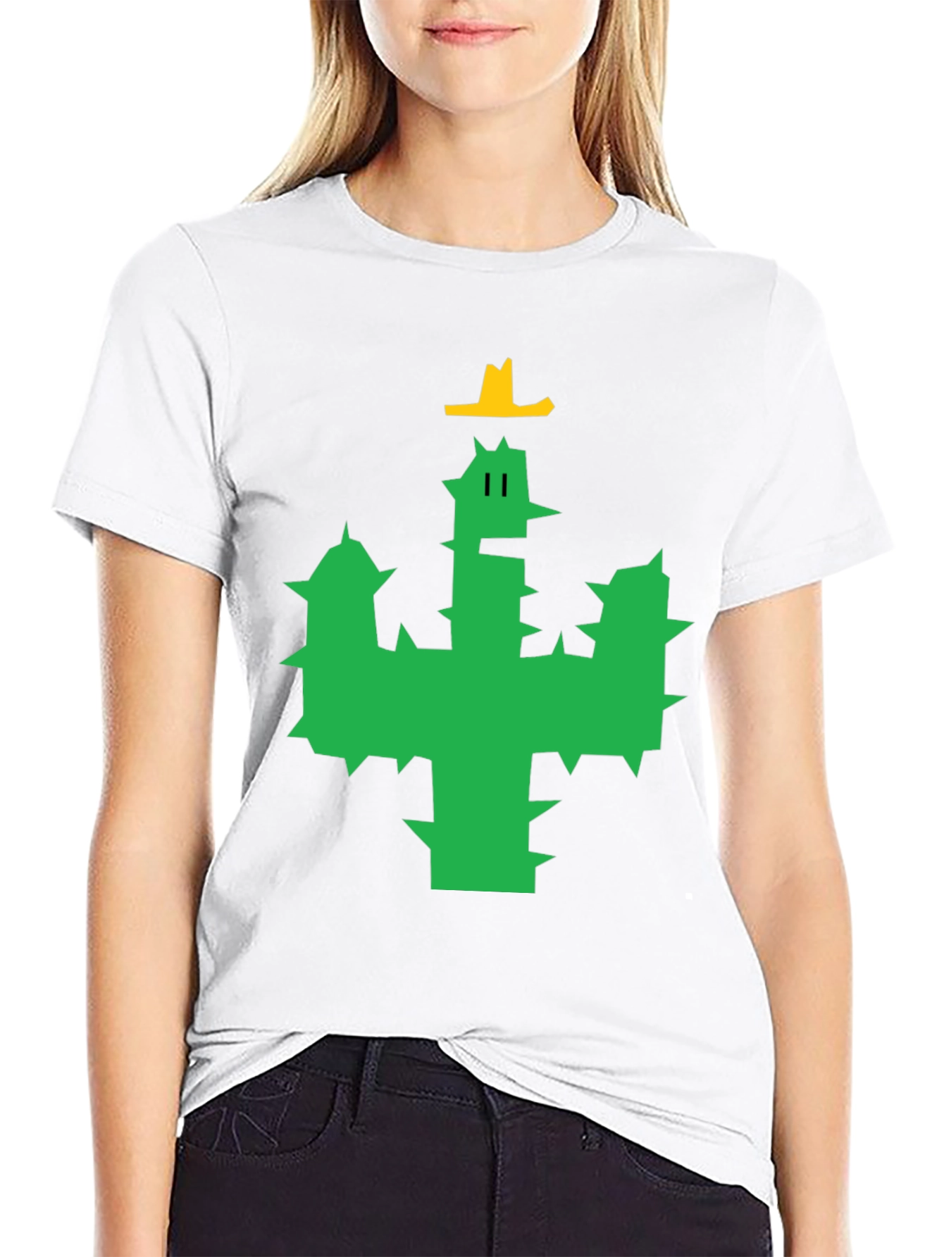 Cactus Cowboy Graphic Tee - Black