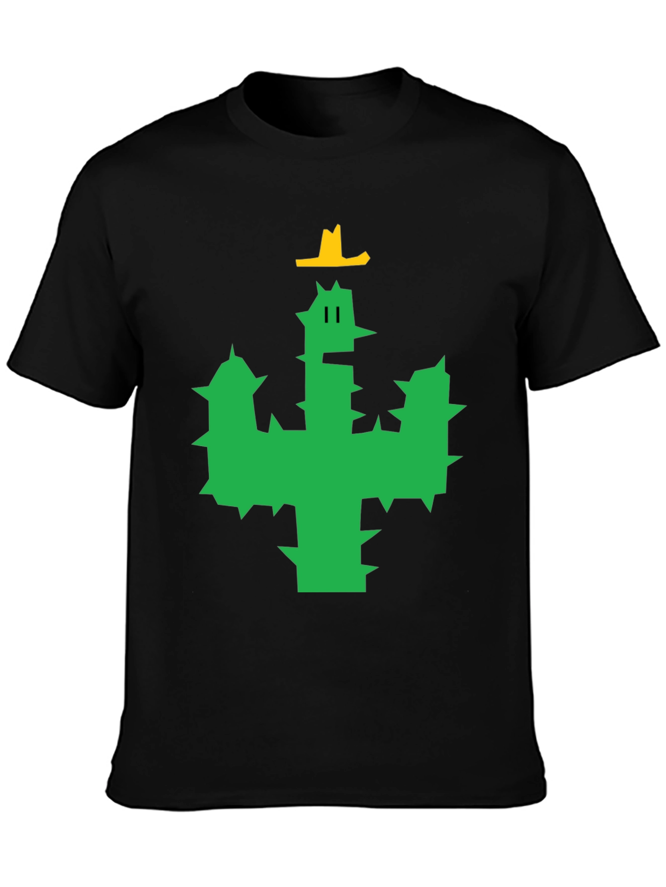 Cactus Cowboy Graphic Tee - Black