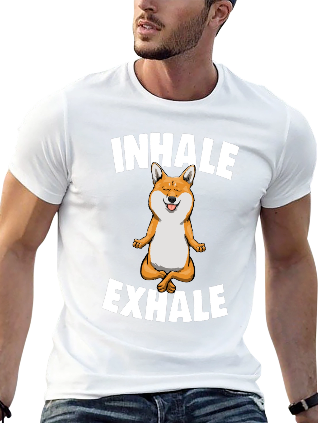 Inhale Exhale Shiba T-Shirt