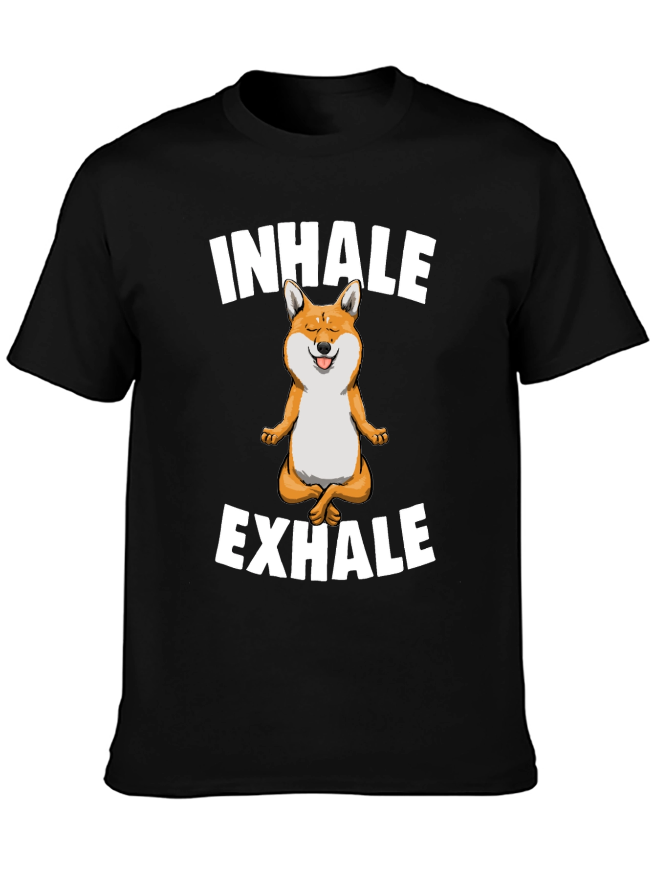 Inhale Exhale Shiba T-Shirt