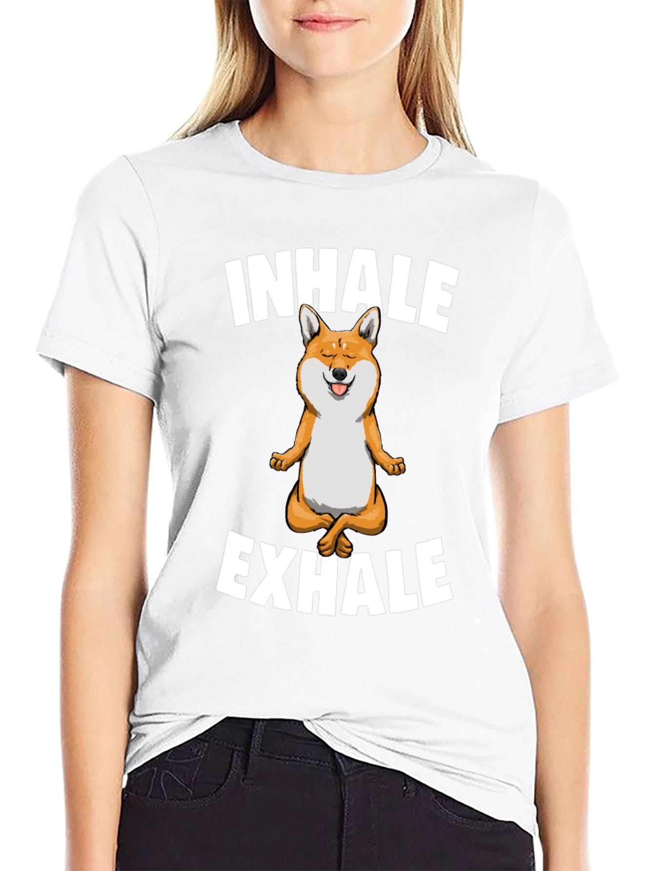 Inhale Exhale Shiba T-Shirt