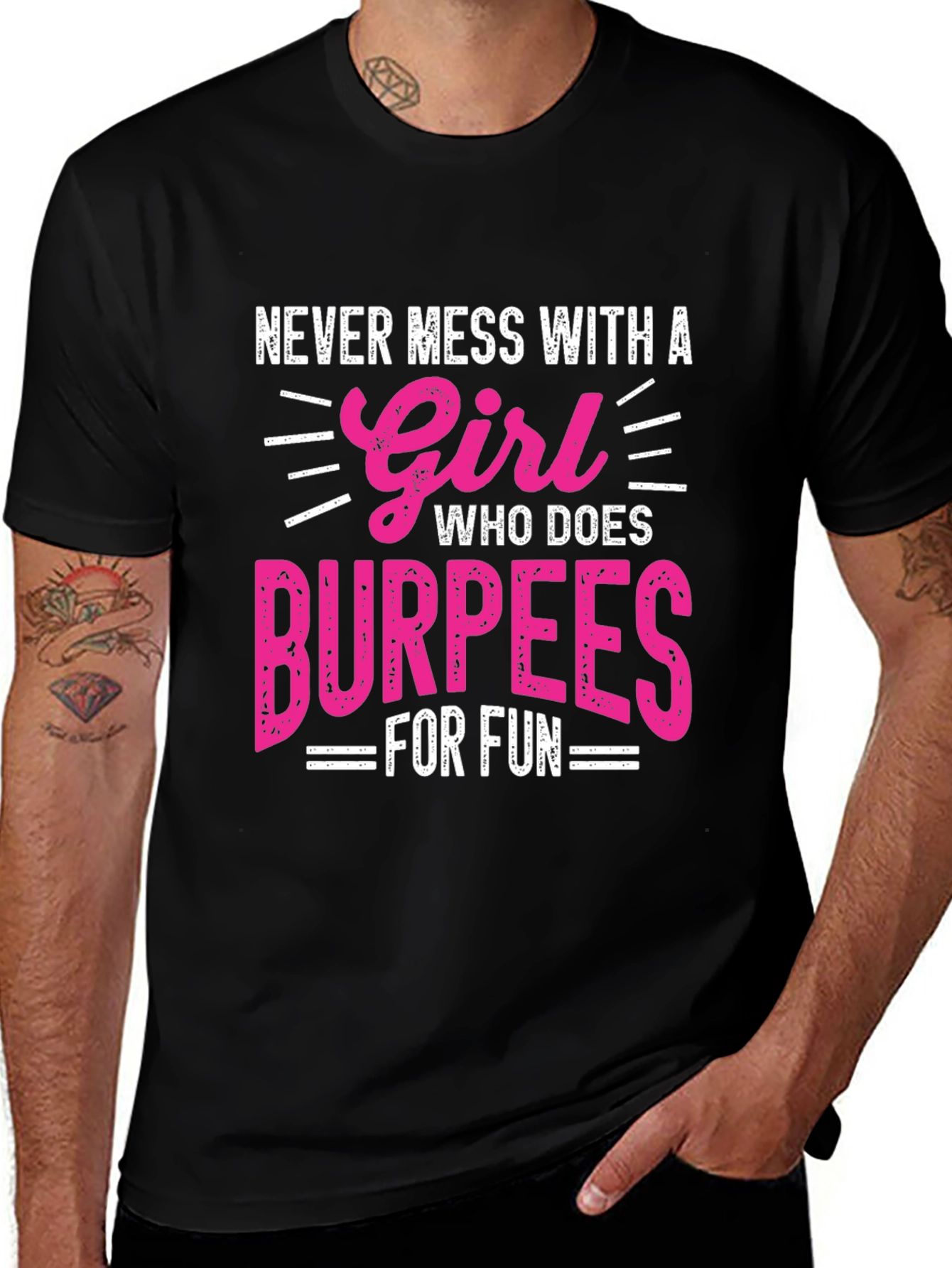 Girl Who Does Burpees T-Shirt