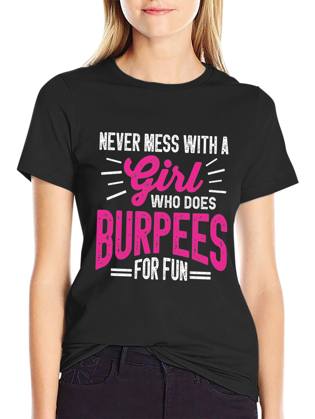 Girl Who Does Burpees T-Shirt