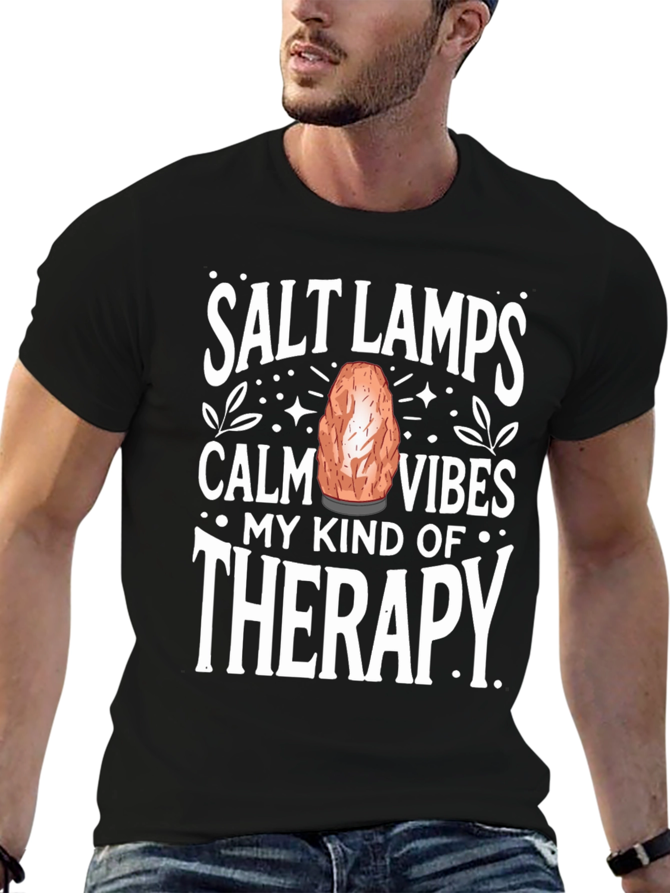 Salt Lamps Calm Vibes Therapy T-Shirt