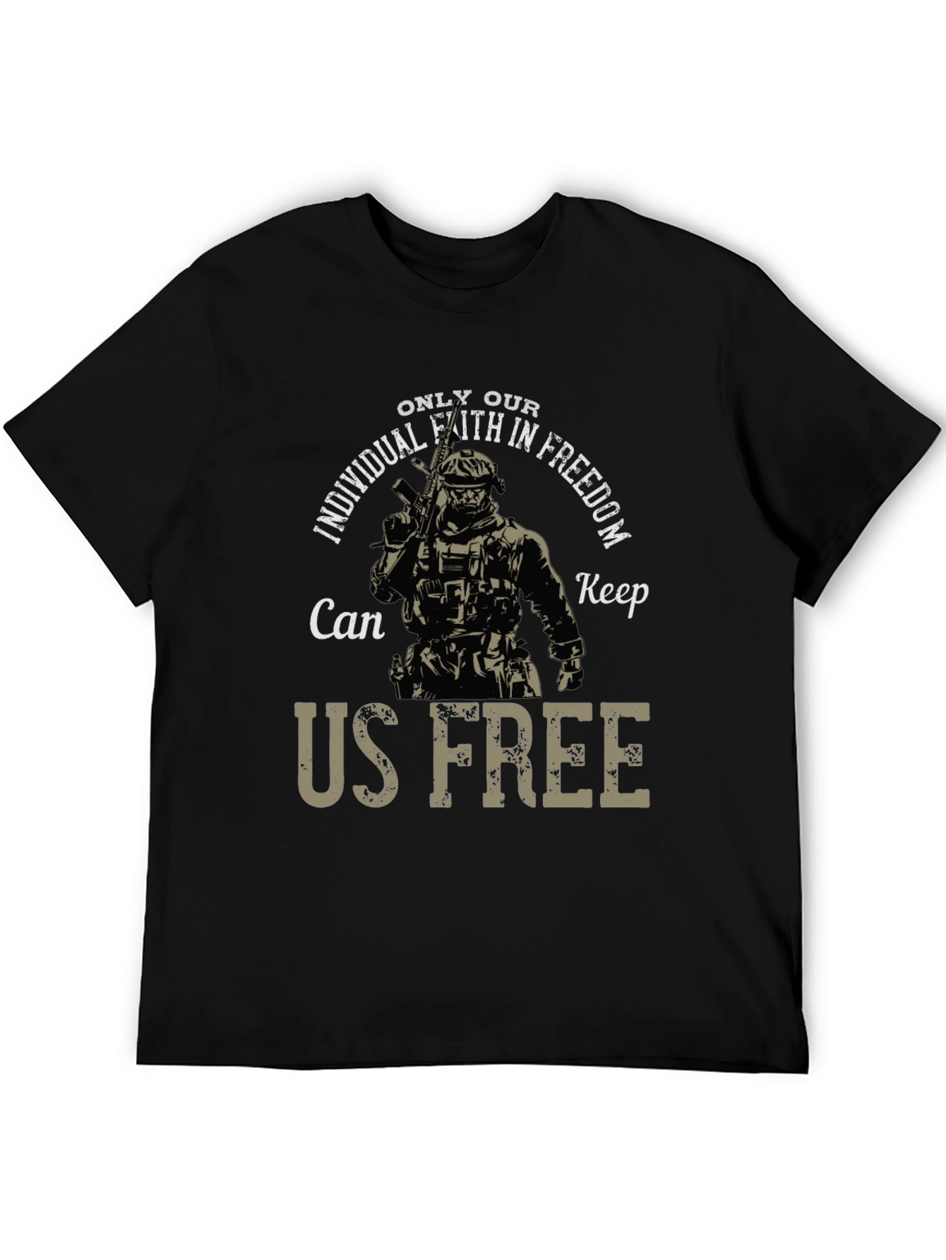 Faith in Freedom Tee - Patriotic Design