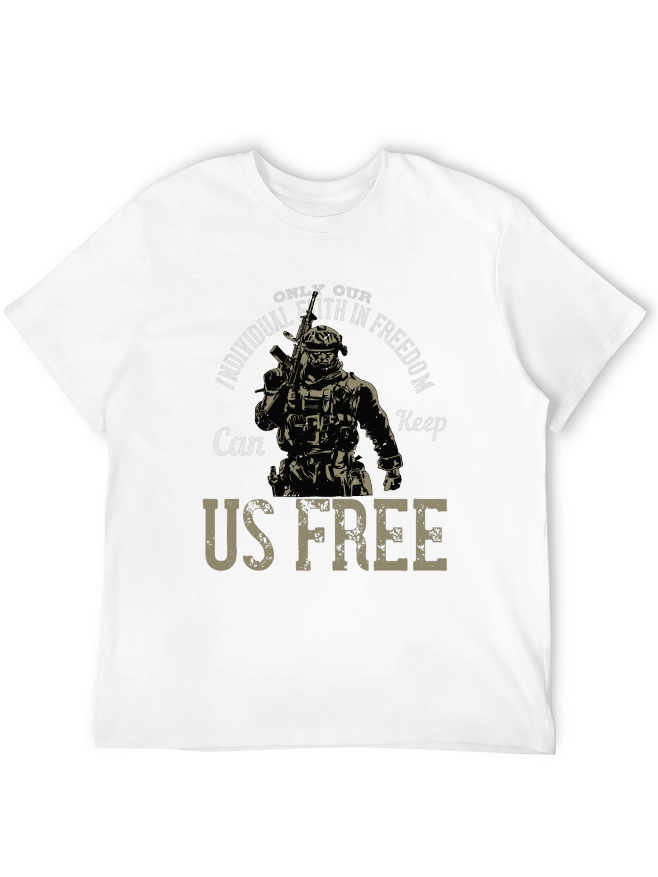 Faith in Freedom Tee - Patriotic Design