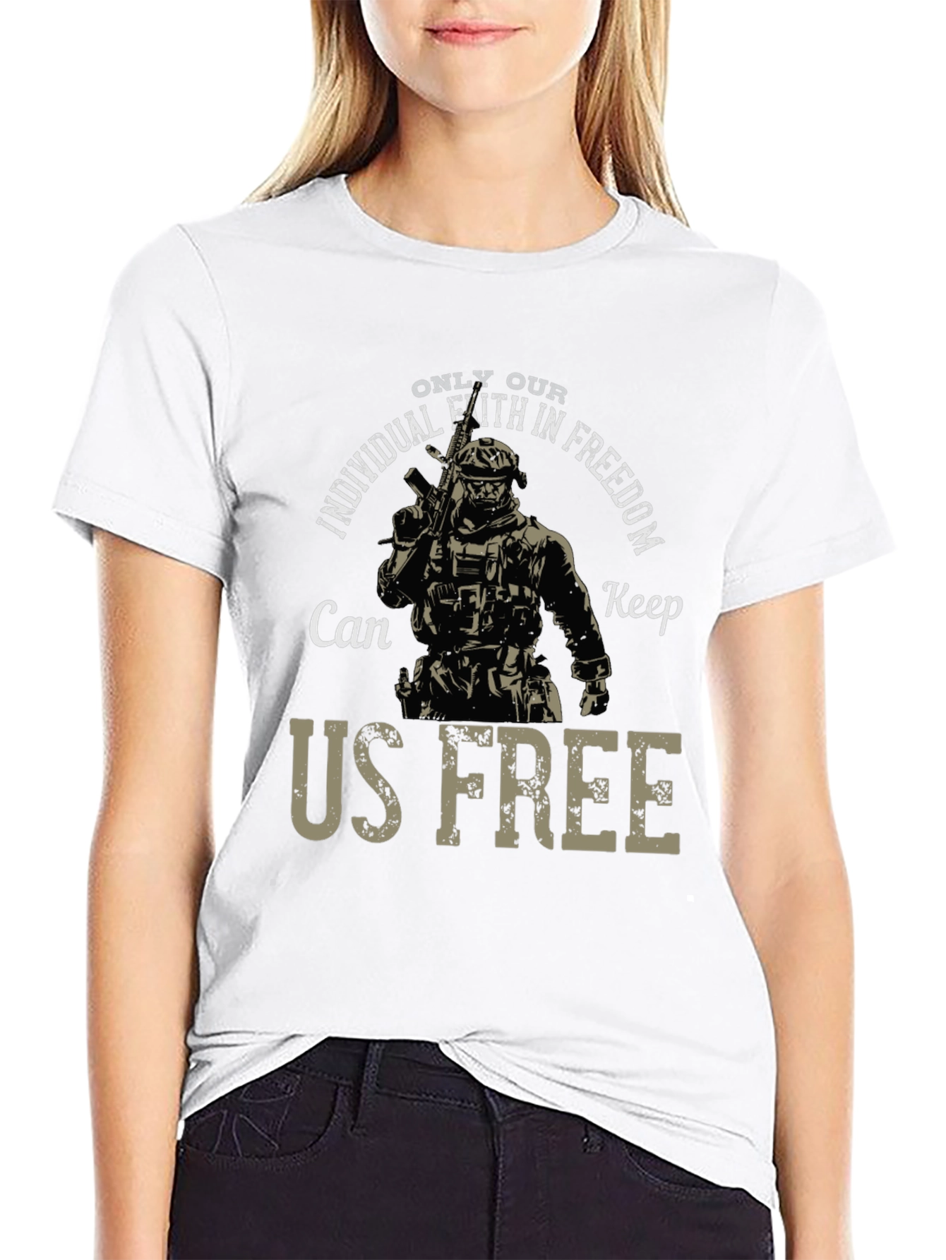 Faith in Freedom Tee - Patriotic Design