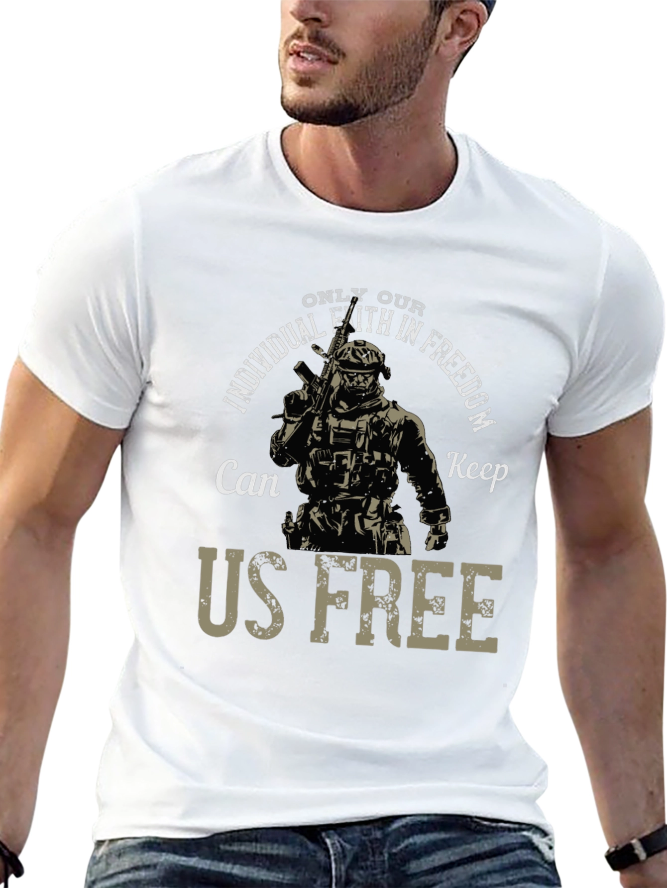 Faith in Freedom Tee - Patriotic Design