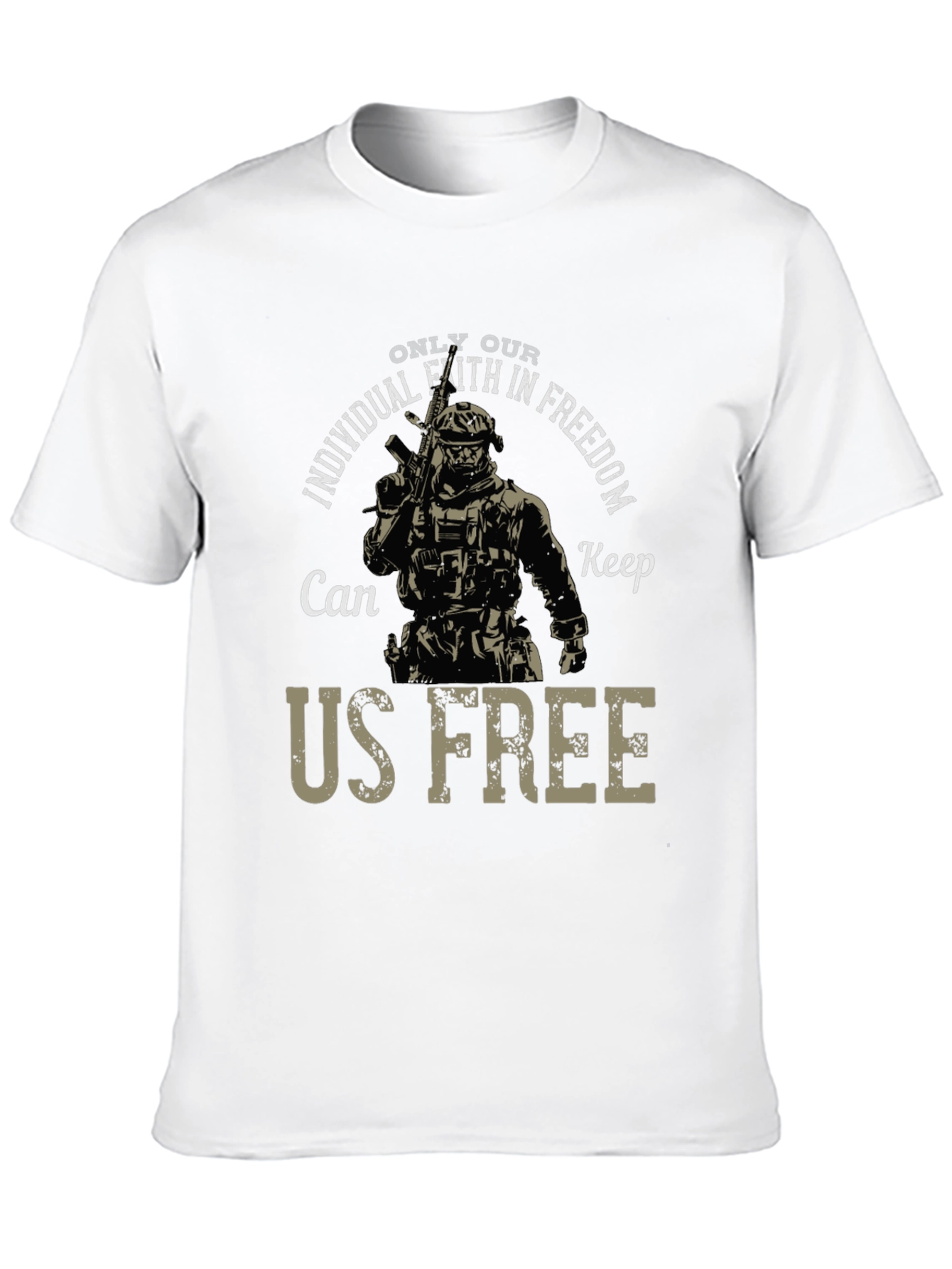 Faith in Freedom Tee - Patriotic Design