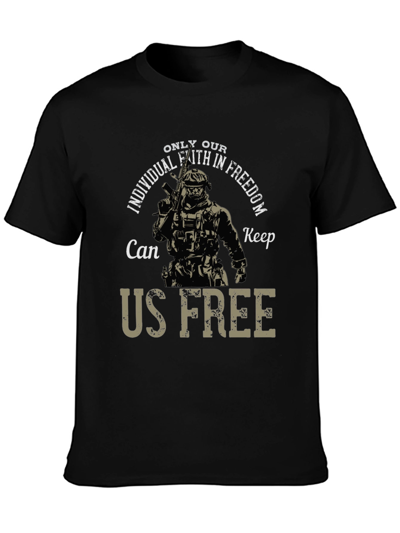 Faith in Freedom Tee - Patriotic Design