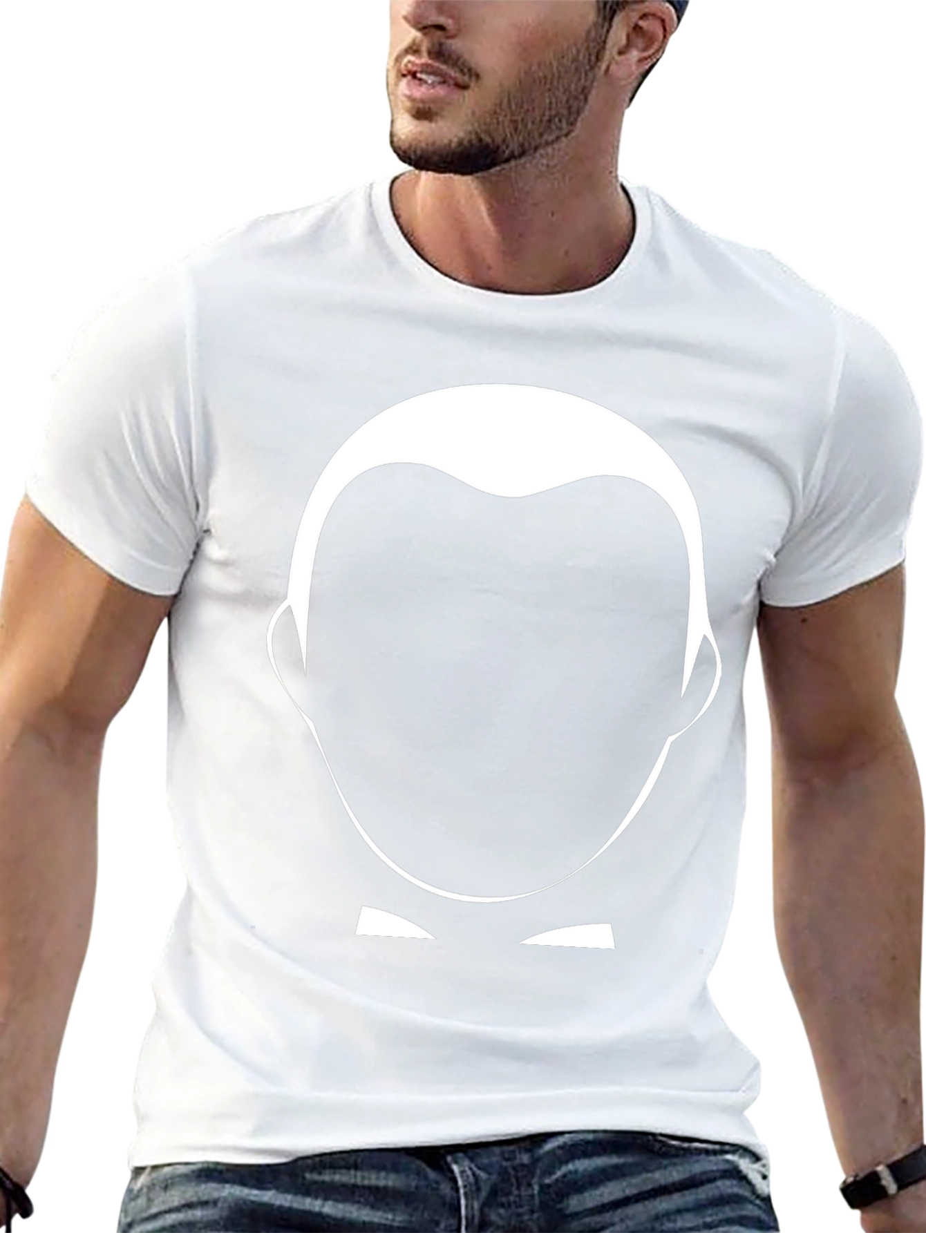 Minimalist Tuxedo Silhouette Tee