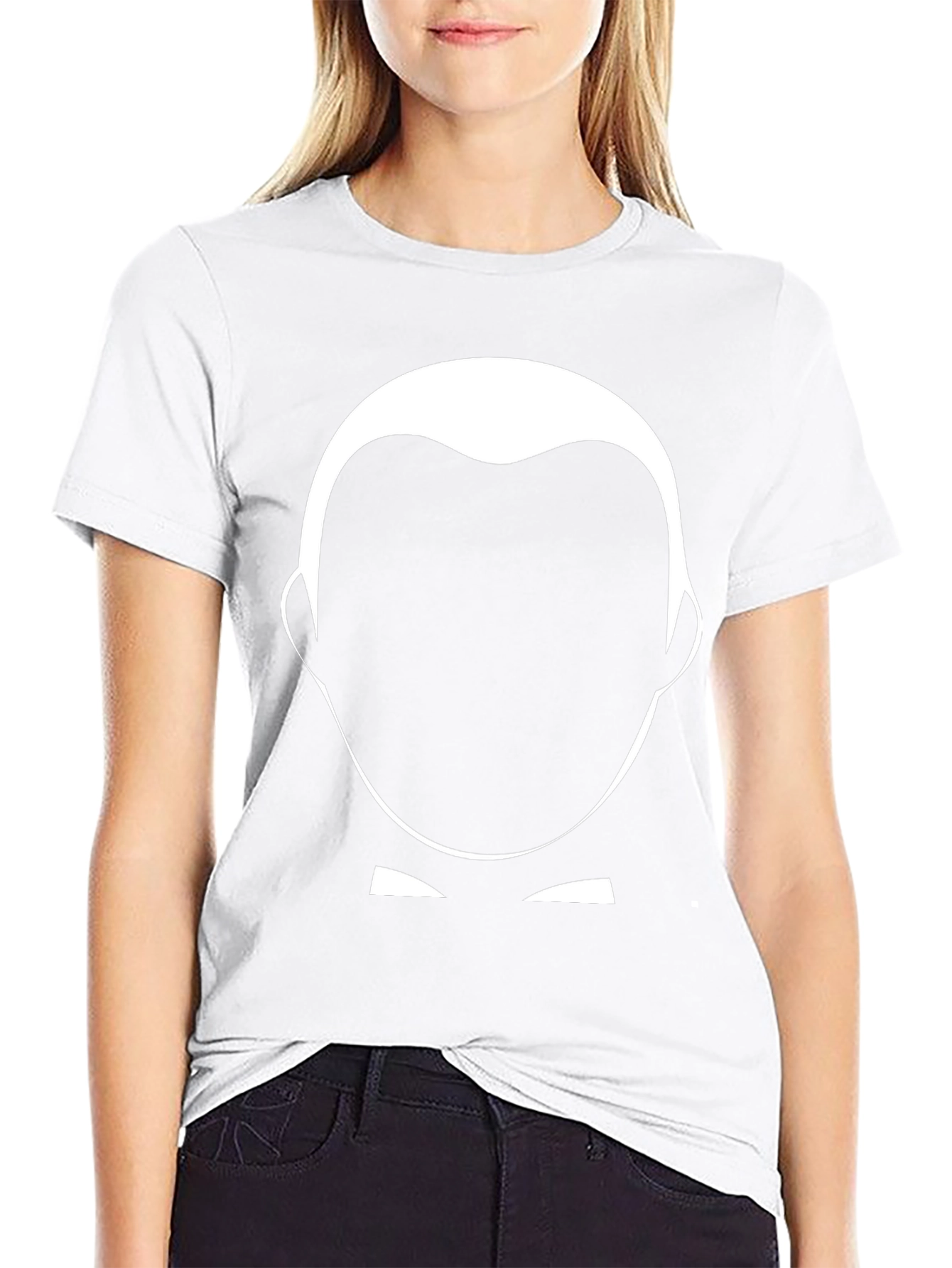 Minimalist Tuxedo Silhouette Tee