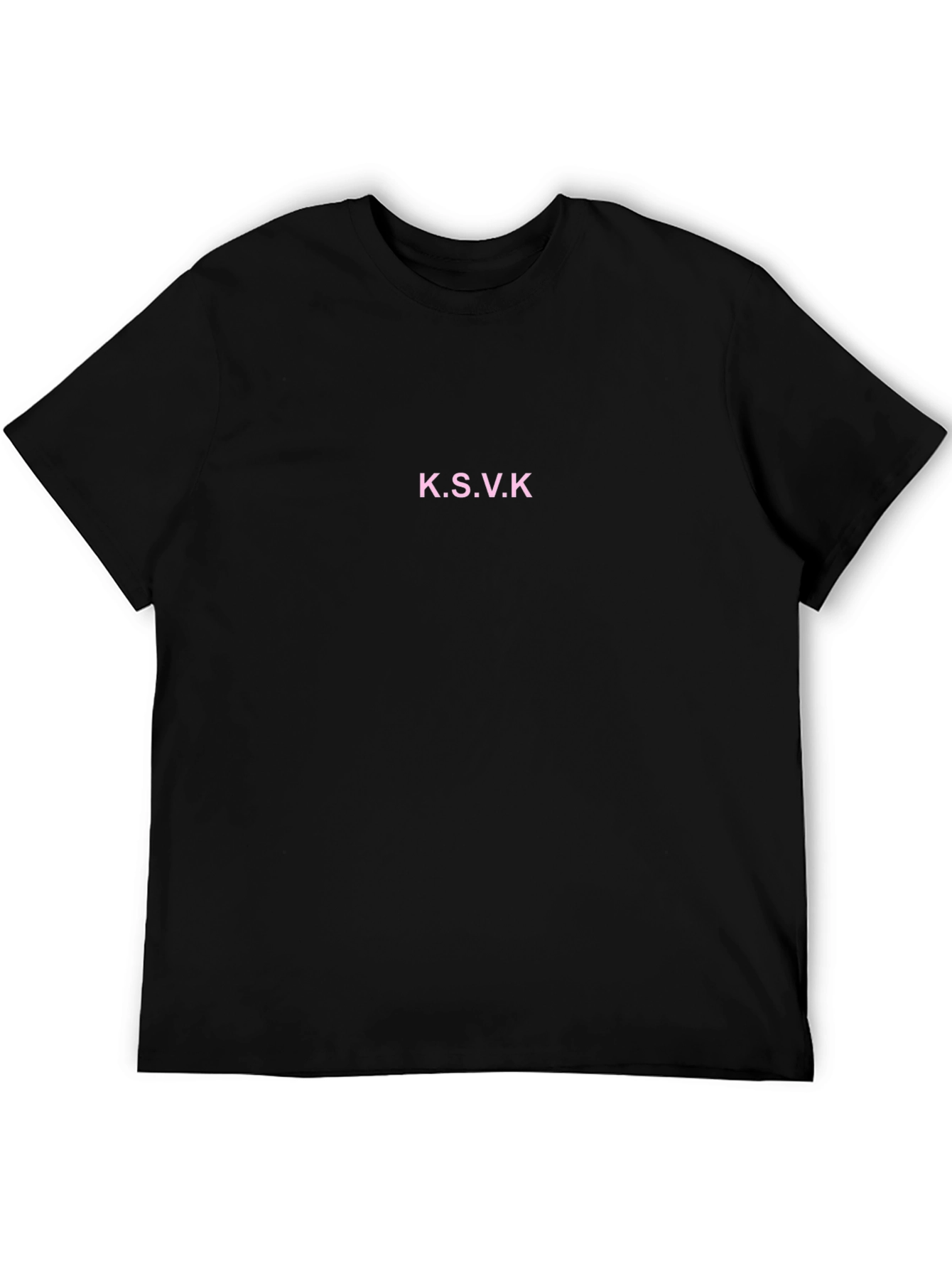 K.S.V.K Black T-Shirt Casual Wear