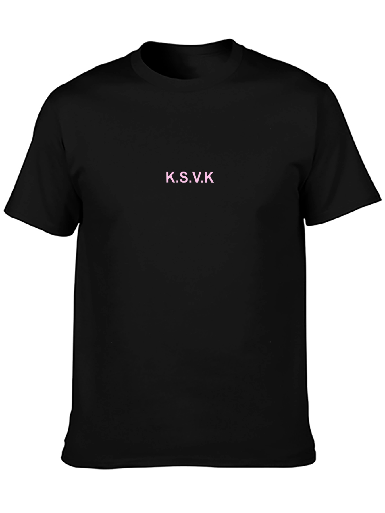 K.S.V.K Black T-Shirt Casual Wear