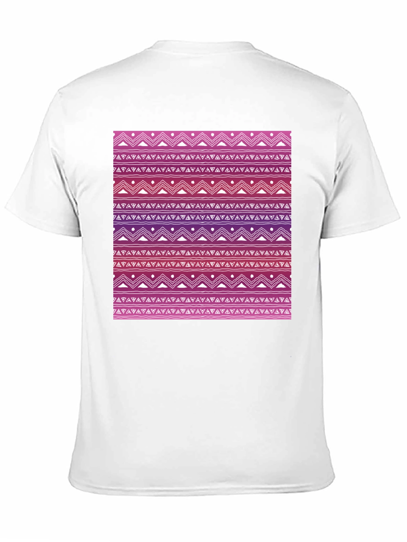 Patterned Tee: Aztec-Inspired Design