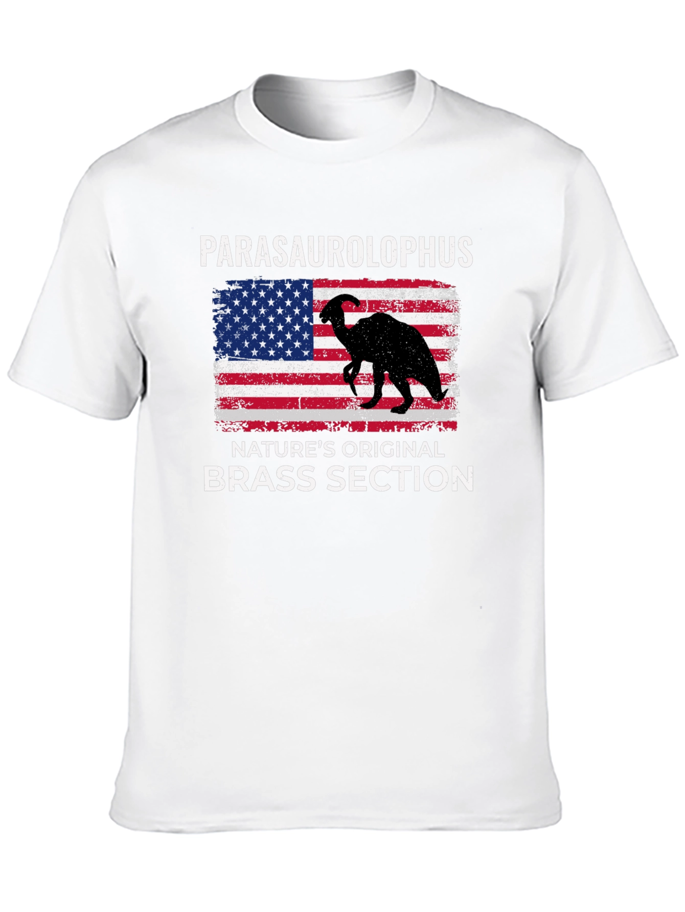 Parasaurolophus T-Shirt - Natures Original Brass Section!