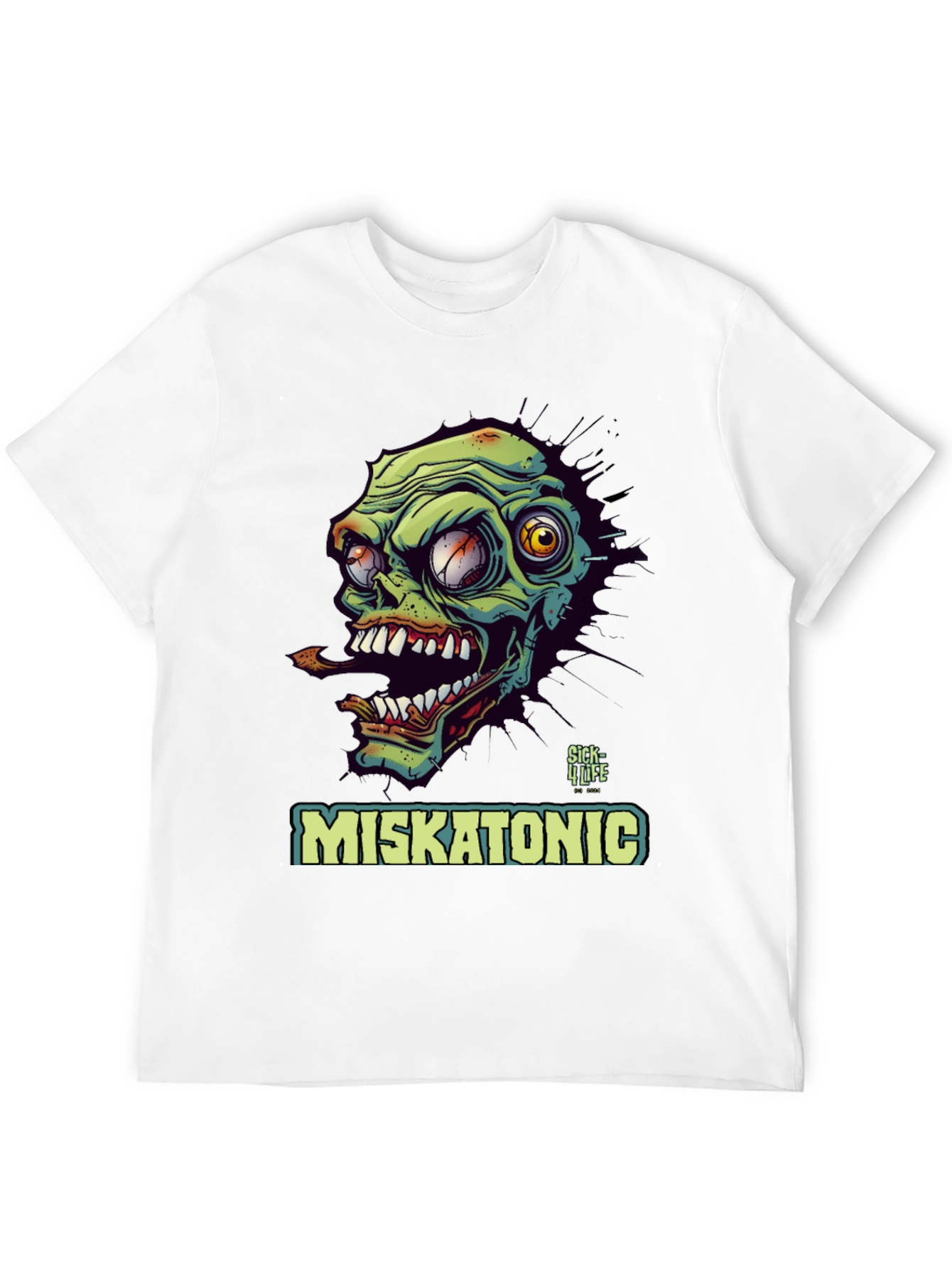 Miskatonic Zombie T-Shirt - Unique Graphic Tee