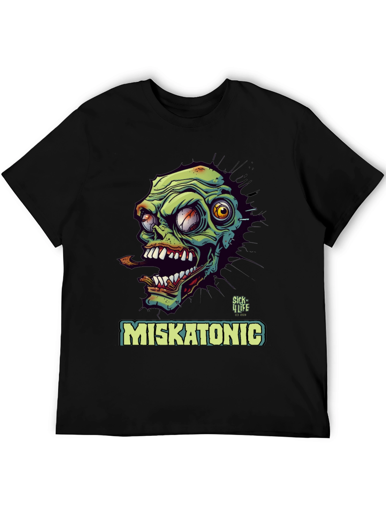 Miskatonic Zombie T-Shirt - Unique Graphic Tee