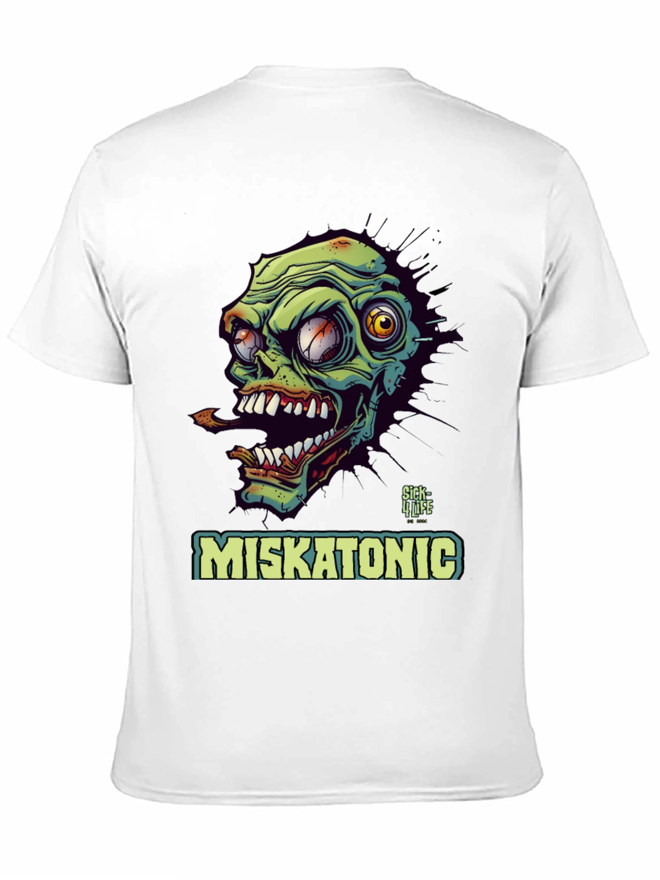 Miskatonic Zombie T-Shirt - Unique Graphic Tee