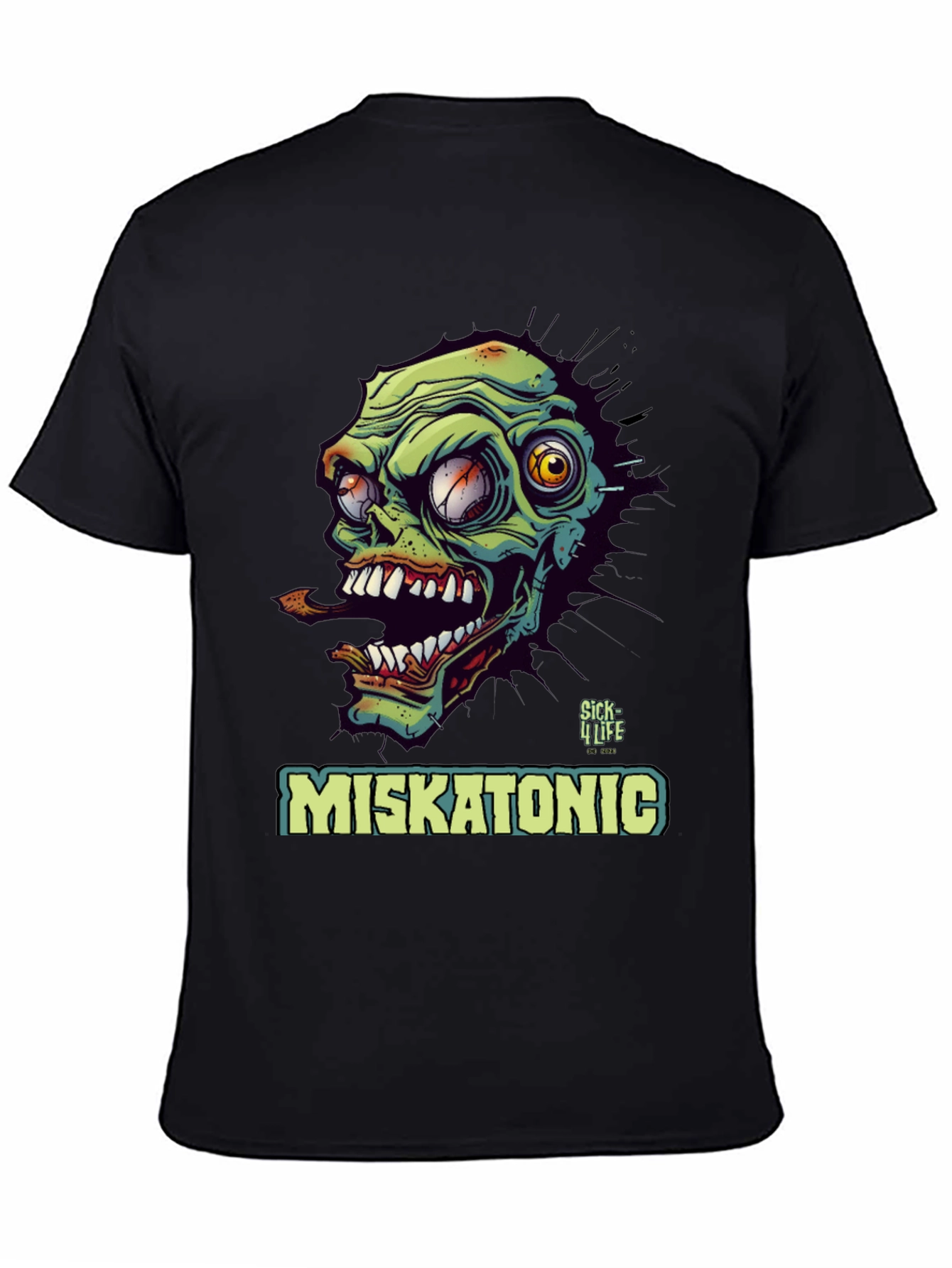 Miskatonic Zombie T-Shirt - Unique Graphic Tee