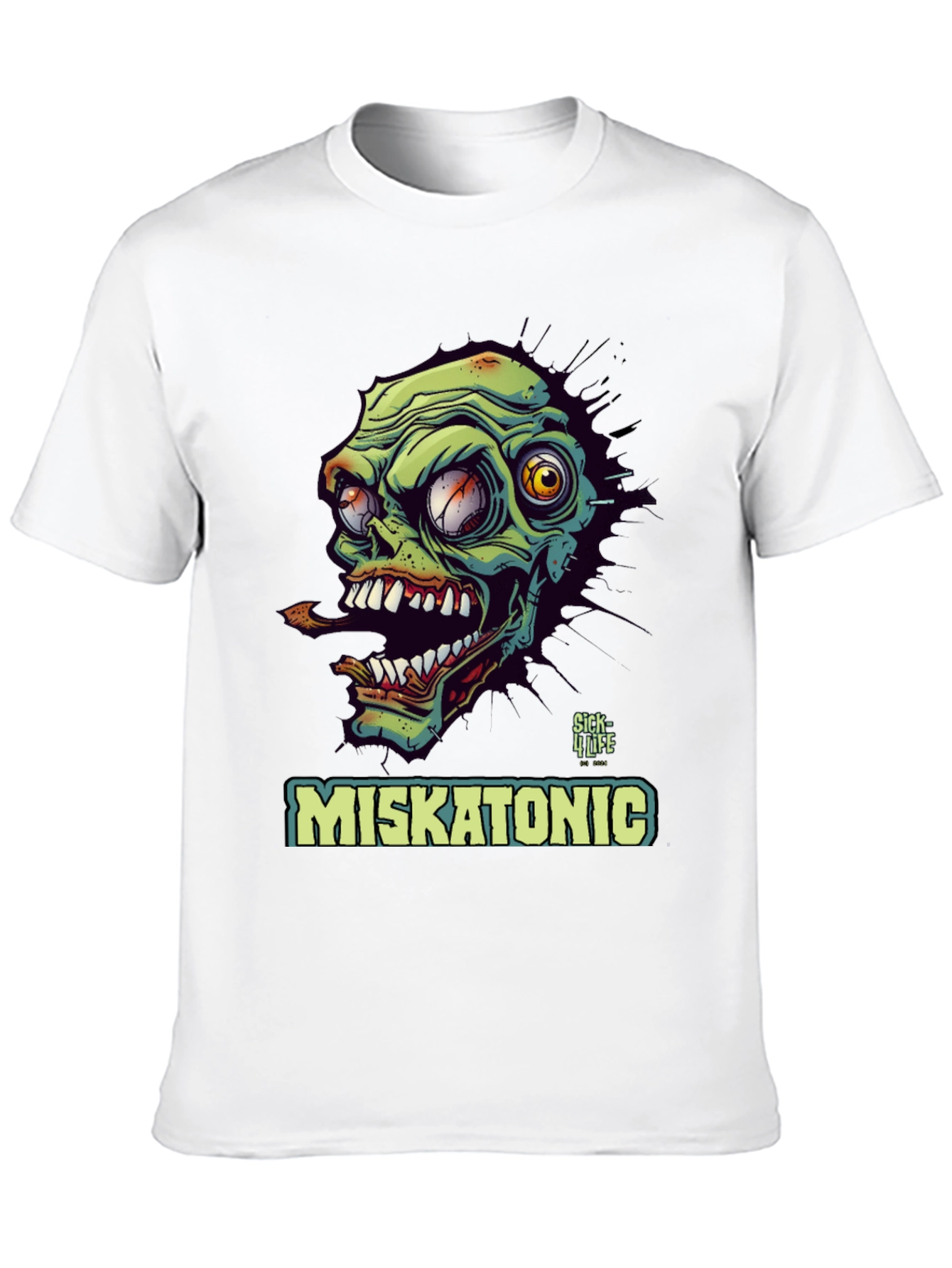 Miskatonic Zombie T-Shirt - Unique Graphic Tee