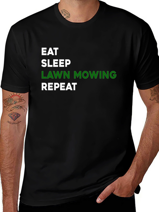 Eat Sleep Lawn Mowing Repeat T-Shirt