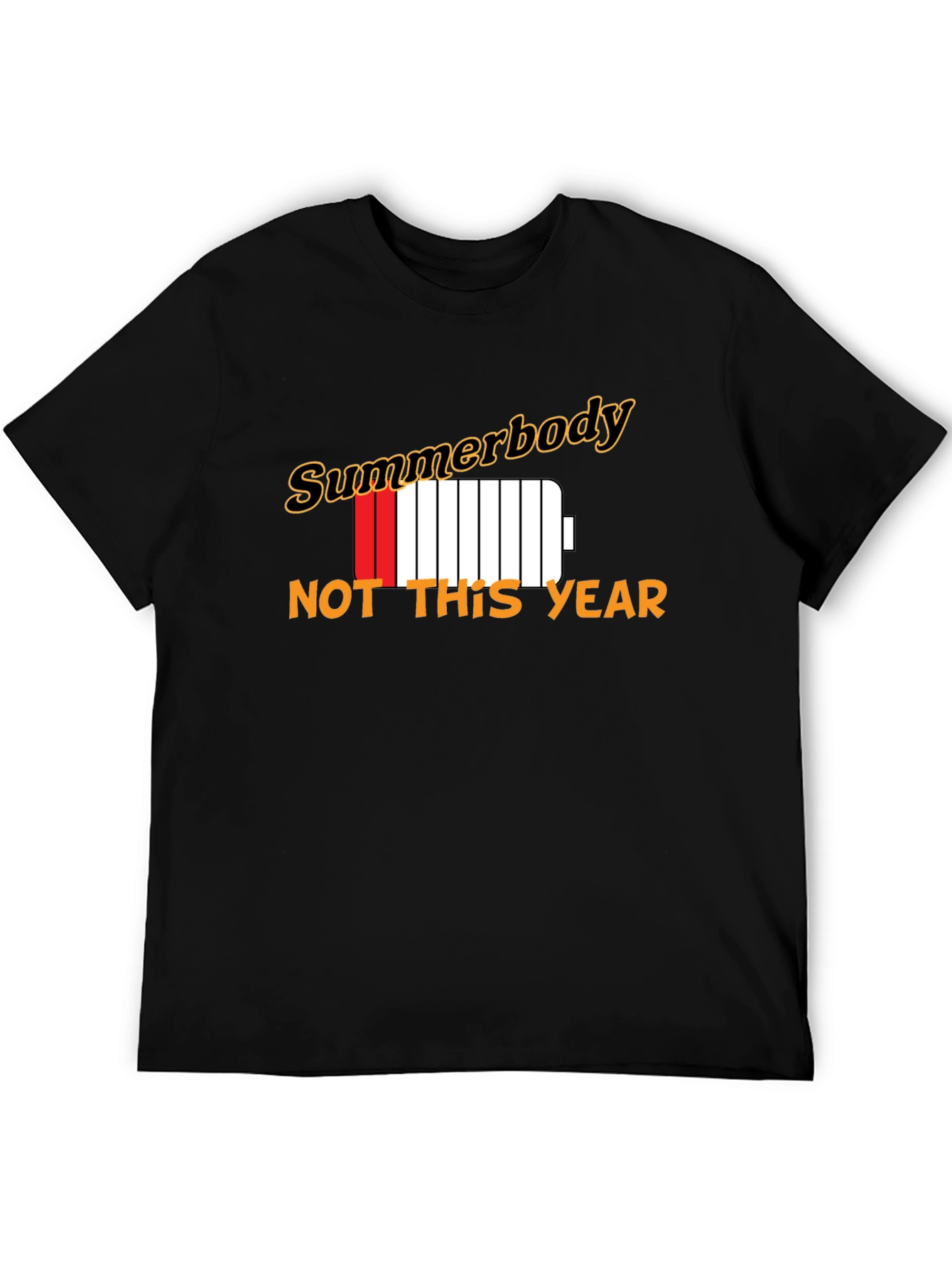 Summerbody? Not This Year Black T-Shirt