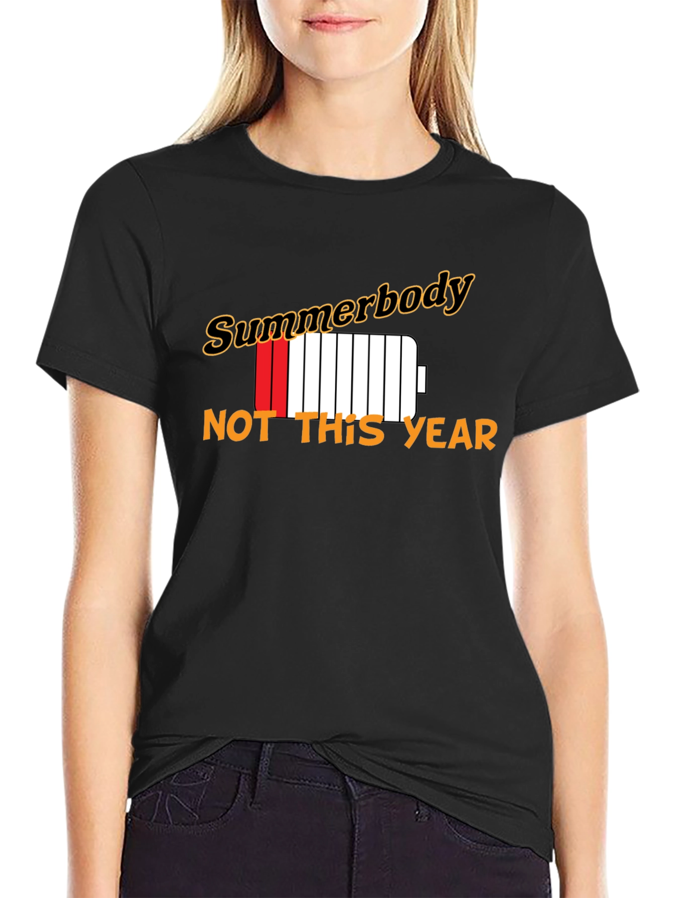 Summerbody? Not This Year Black T-Shirt