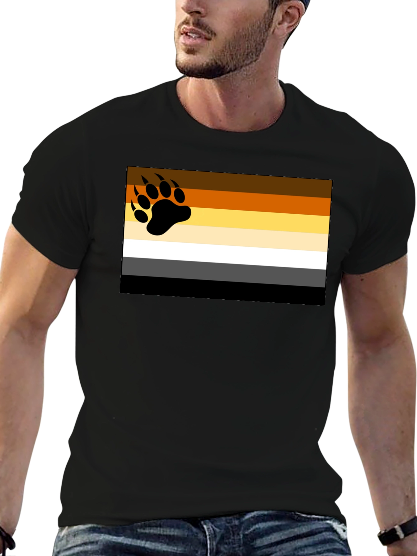 Bear Pride Flag T-Shirt - Graphic Tee