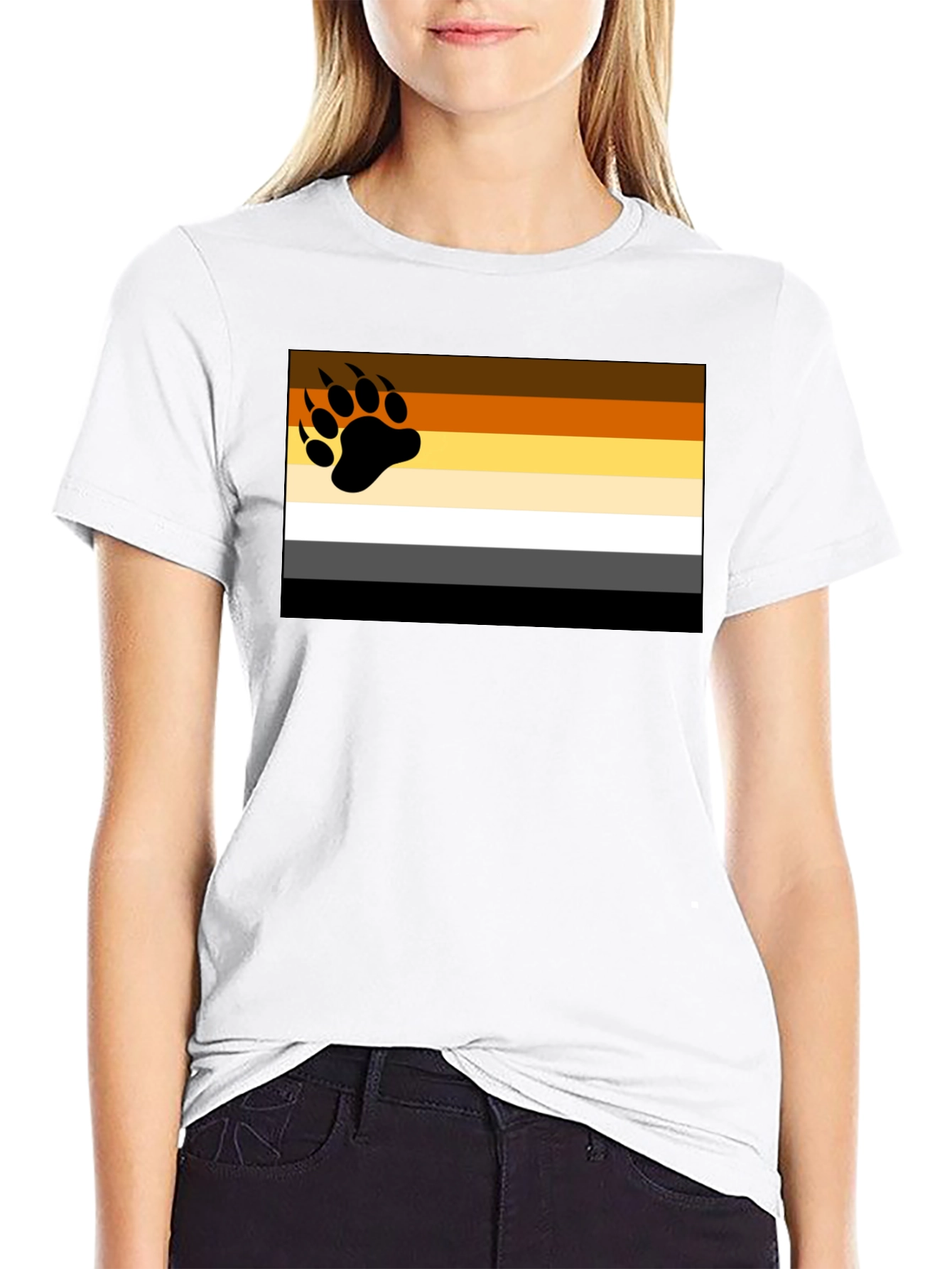 Bear Pride Flag T-Shirt - Graphic Tee