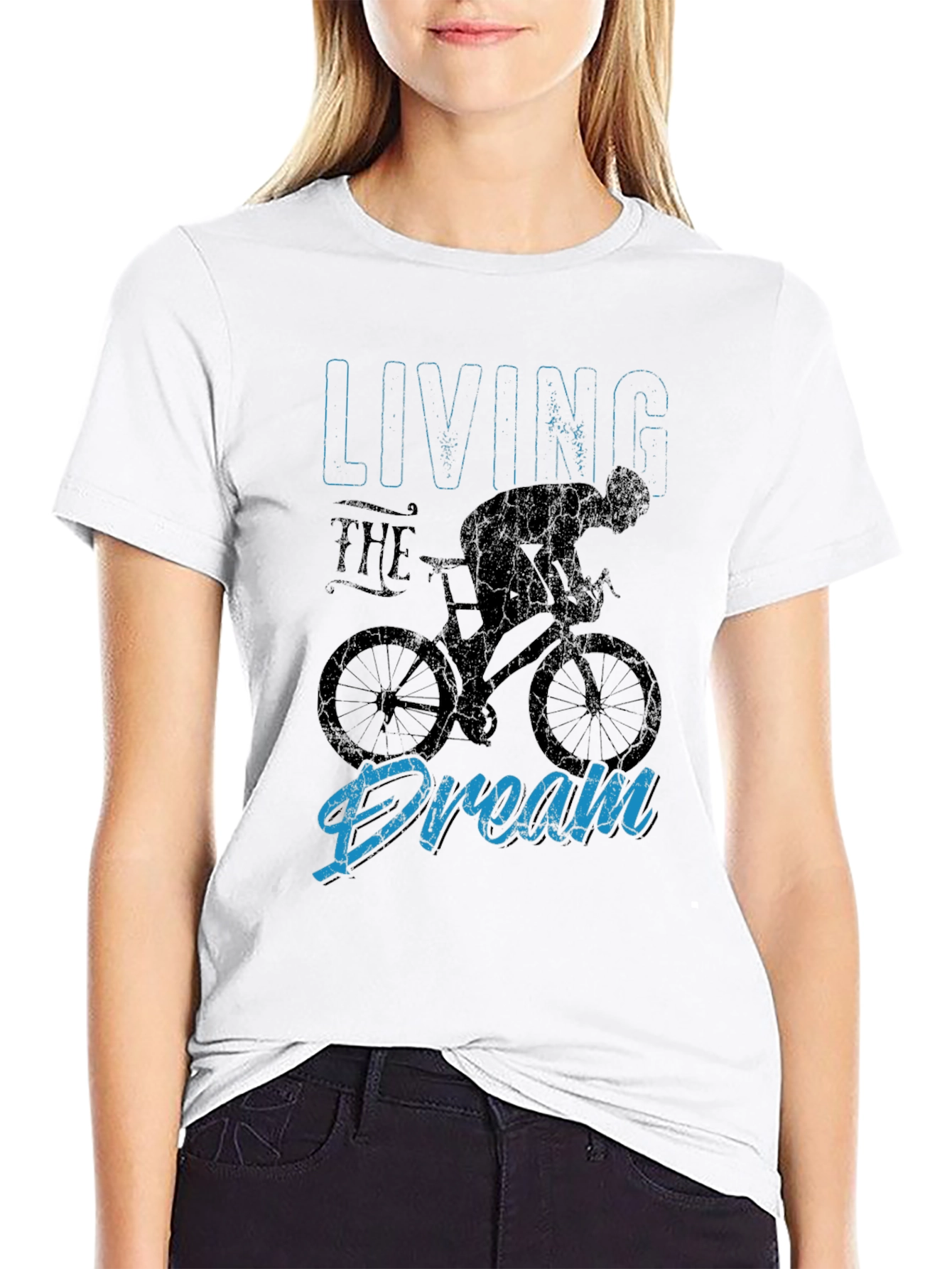 Living the Dream Cycling Graphic Tee
