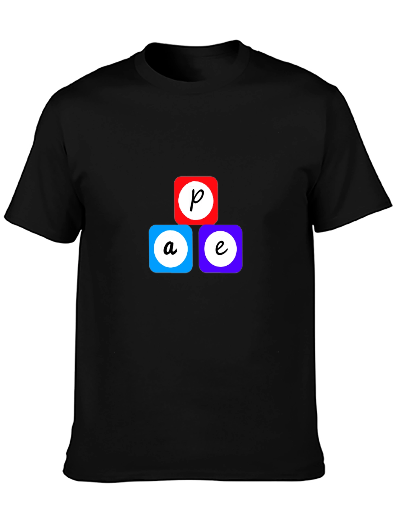 Geometric Letter T-Shirt